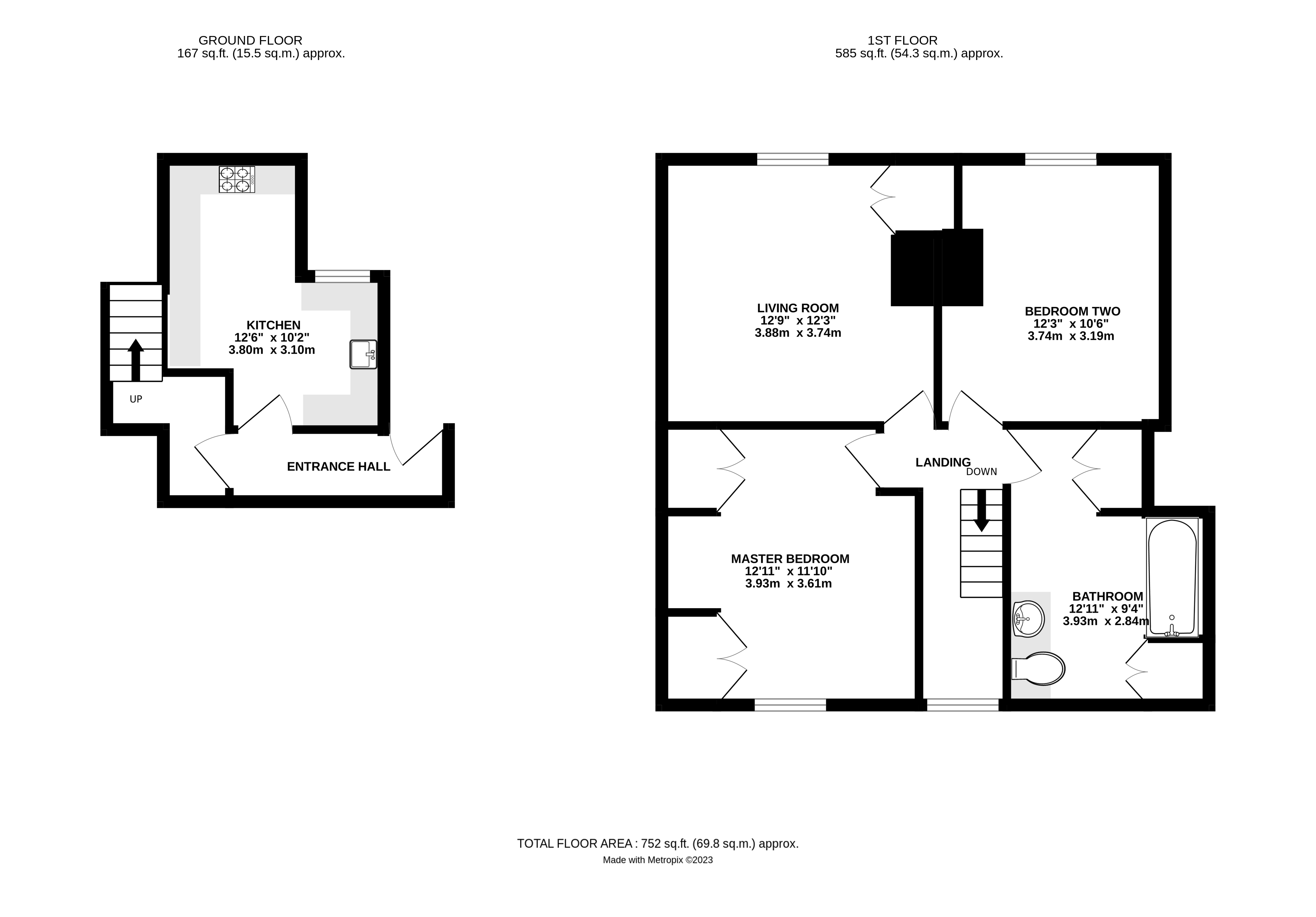 Upper Flat, Popeswood Post Office,, London Road, Bracknell floorplan