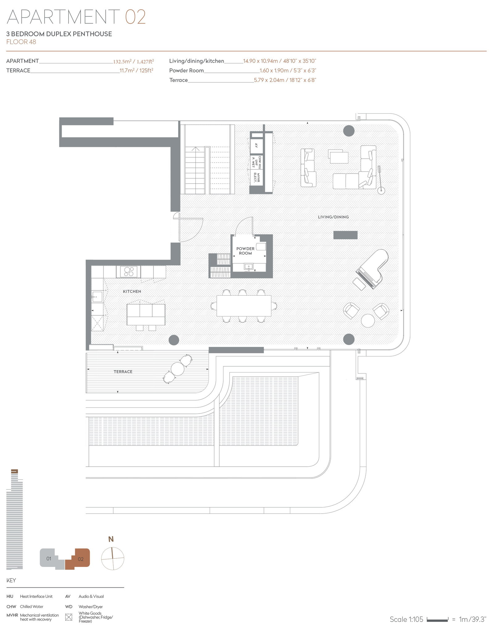 Unit 48.2, 2 Principal Tower, Worship Street, EC2A 2FA, London floorplan