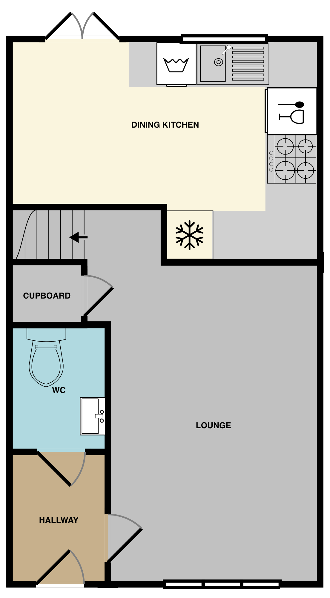 86 Charleston Road North, Aberdeen floorplan