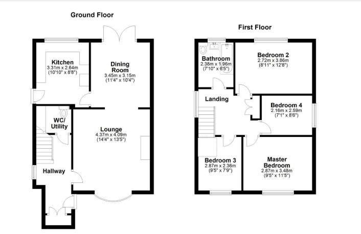 374, Burton Road, Swadlincote floorplan