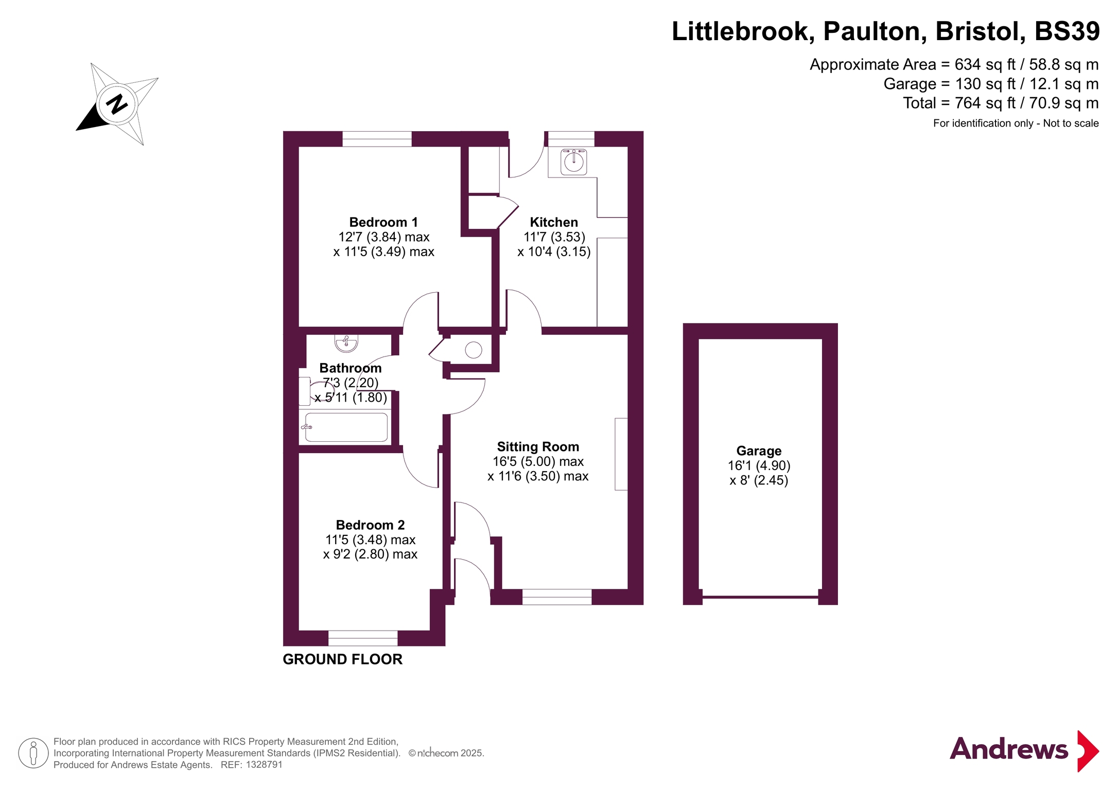 17B, Littlebrook, Bristol floorplan