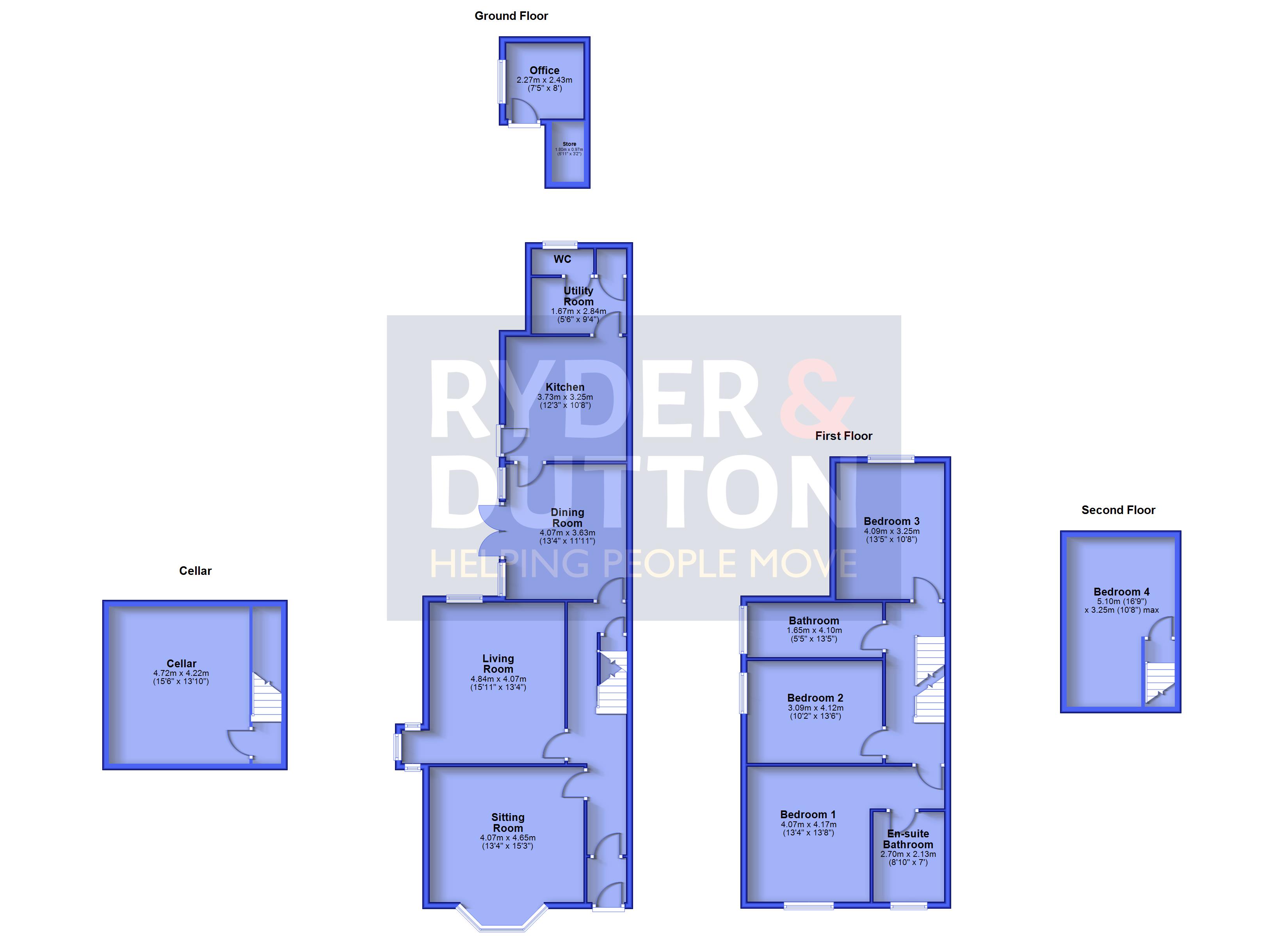 65, Taunton Road, Greater Manchester floorplan
