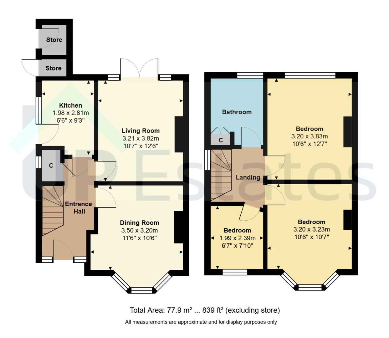 80, Shanklin Drive, Nuneaton floorplan