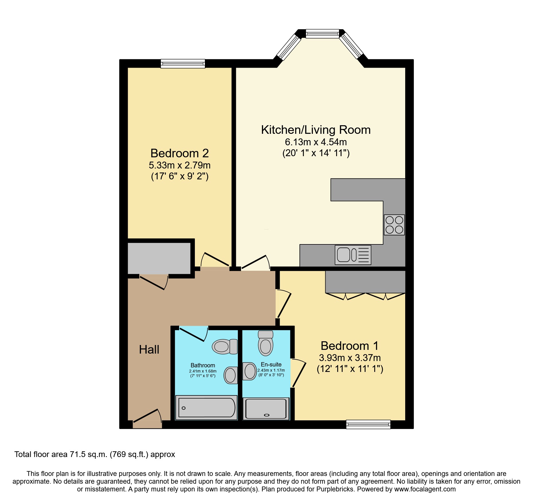 9, Tudor Court, Draycott floorplan