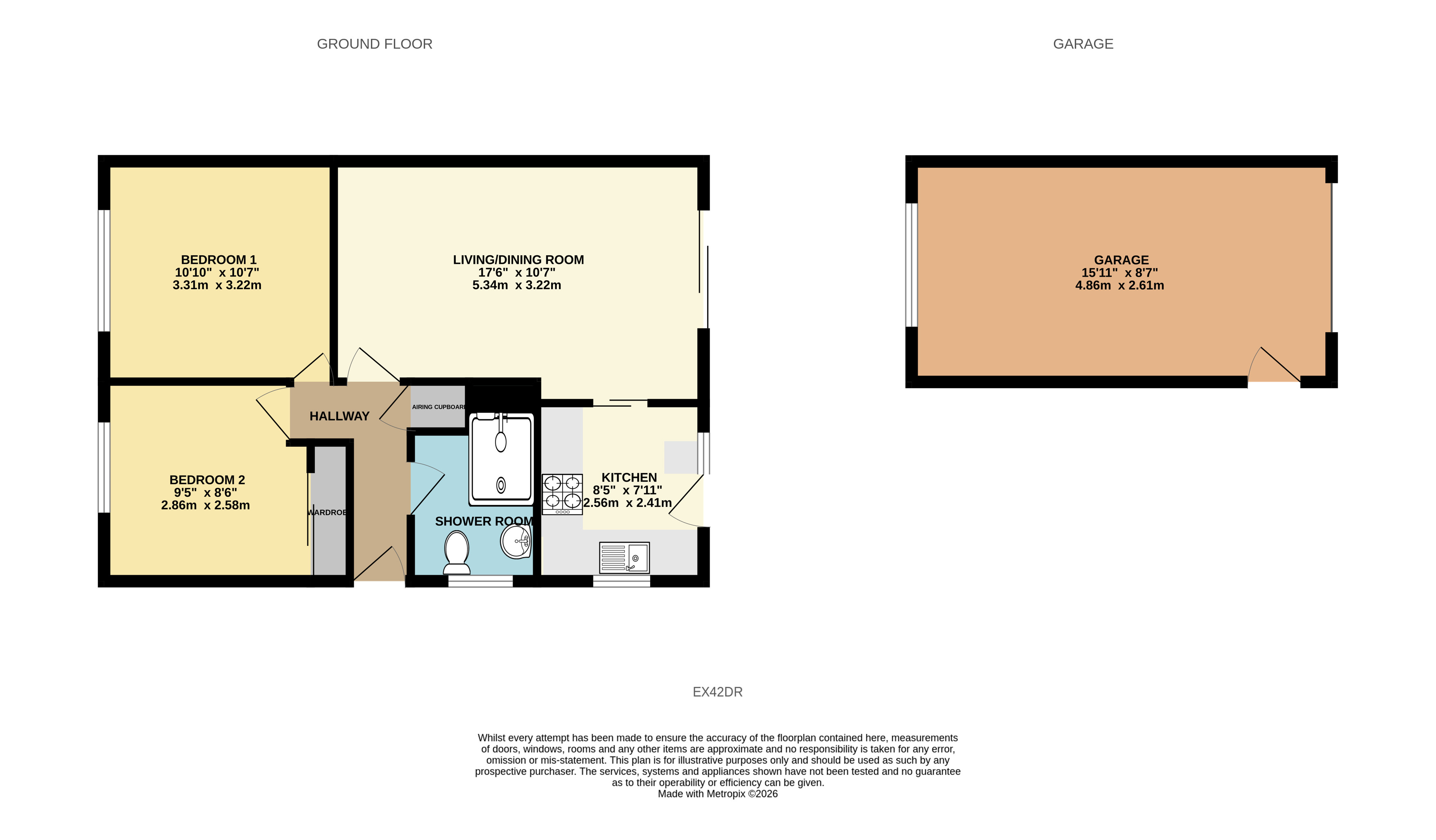 Rowan Way, Exeter floorplan