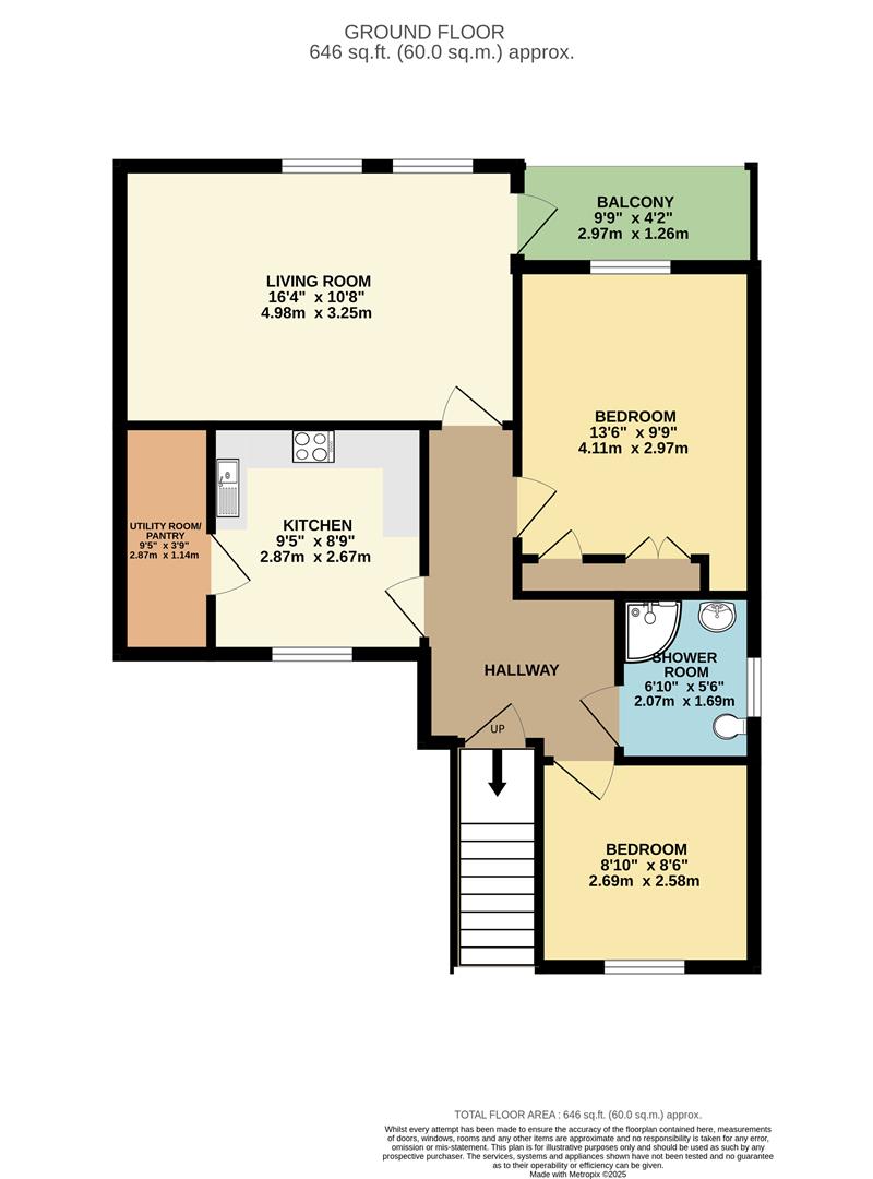 8, Halveor Court, Perranporth floorplan