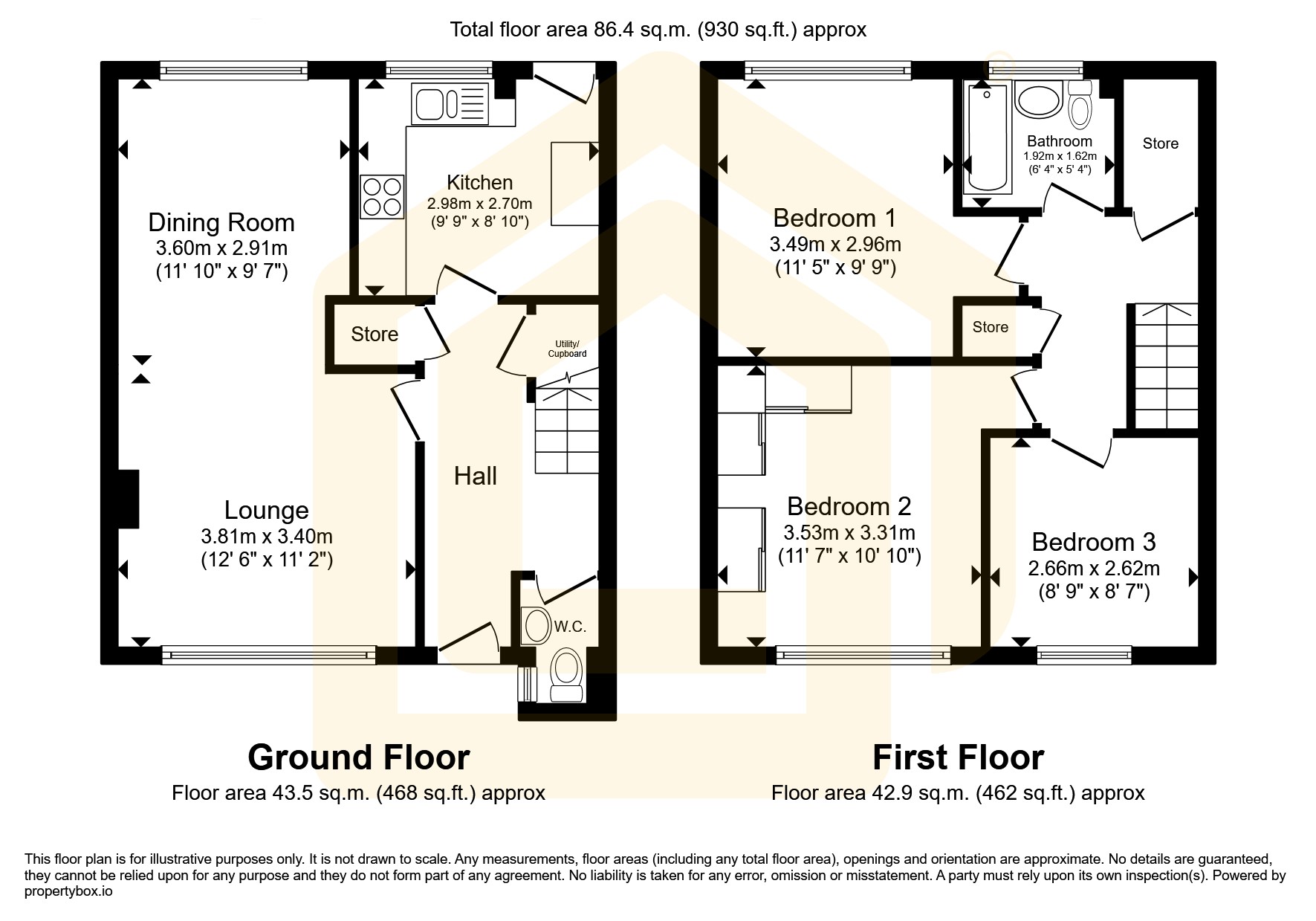11 Moorland Close
Sunnybrow, 11 Moorland Close
Sunnybrow, Crook floorplan