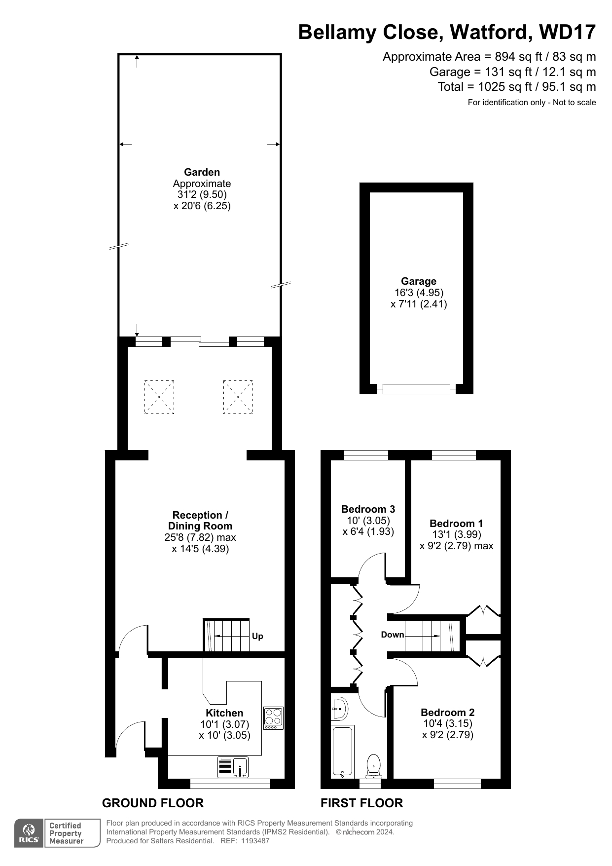 11 Bellamy Close, Watford floorplan