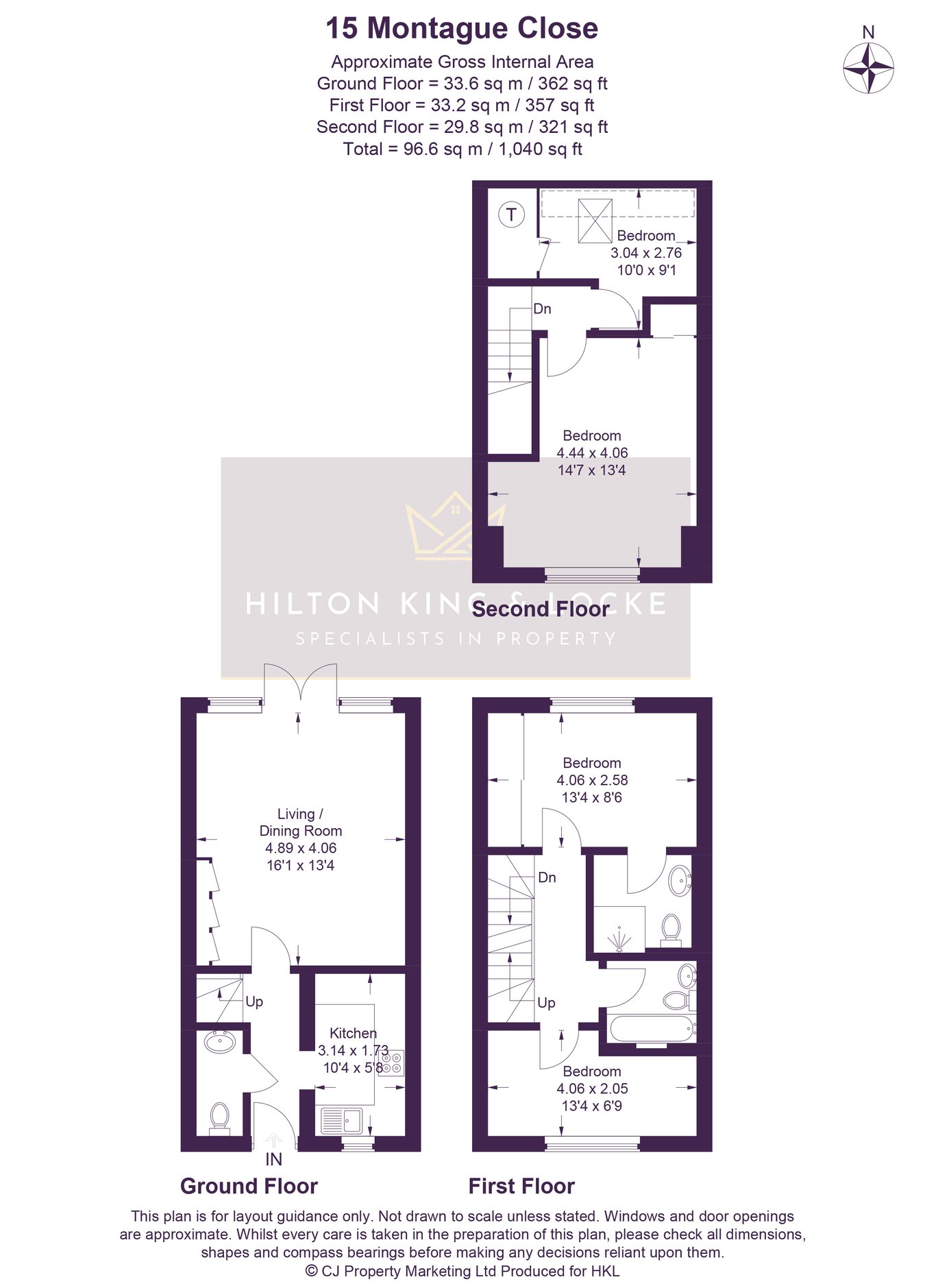 15, Montague Close, Farnham Royal floorplan