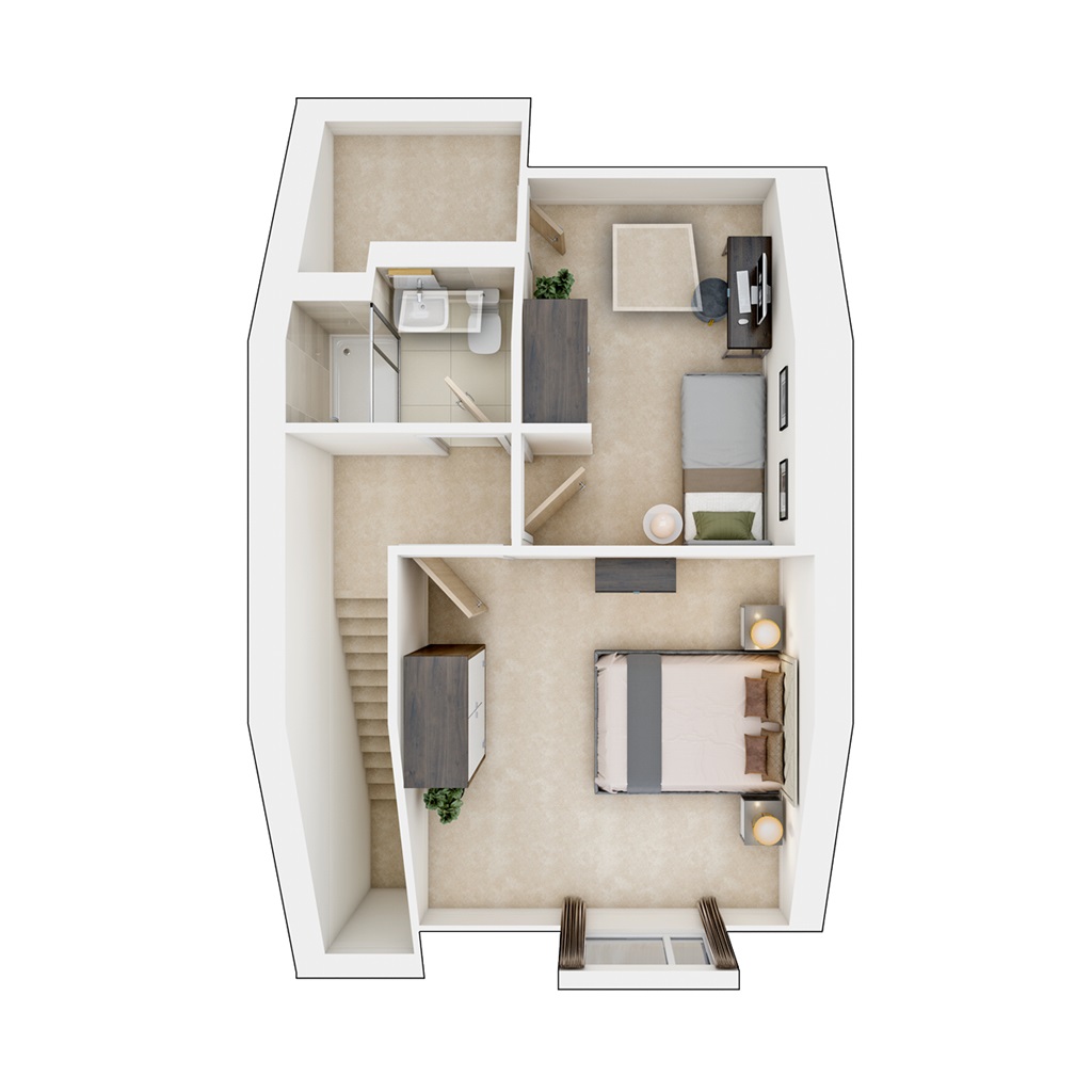 The Trelton - Plot 55, Little Furze Place, Gosforth Lane, Watford floorplan