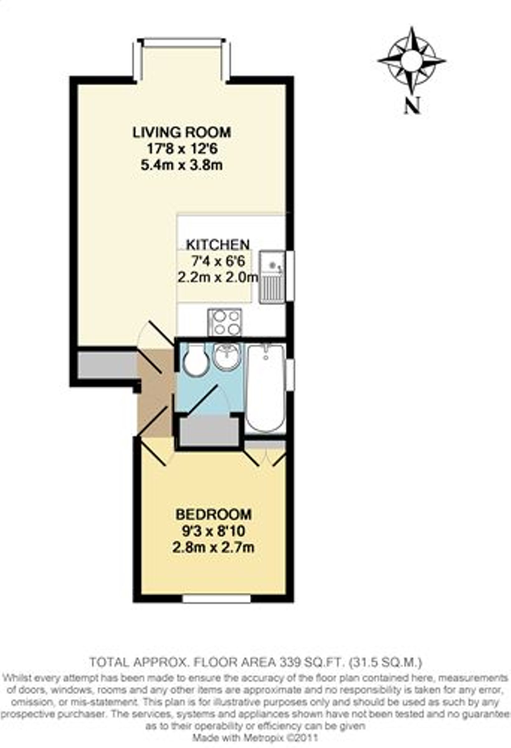 69 Ash Walk Sudbury Avenue, London floorplan