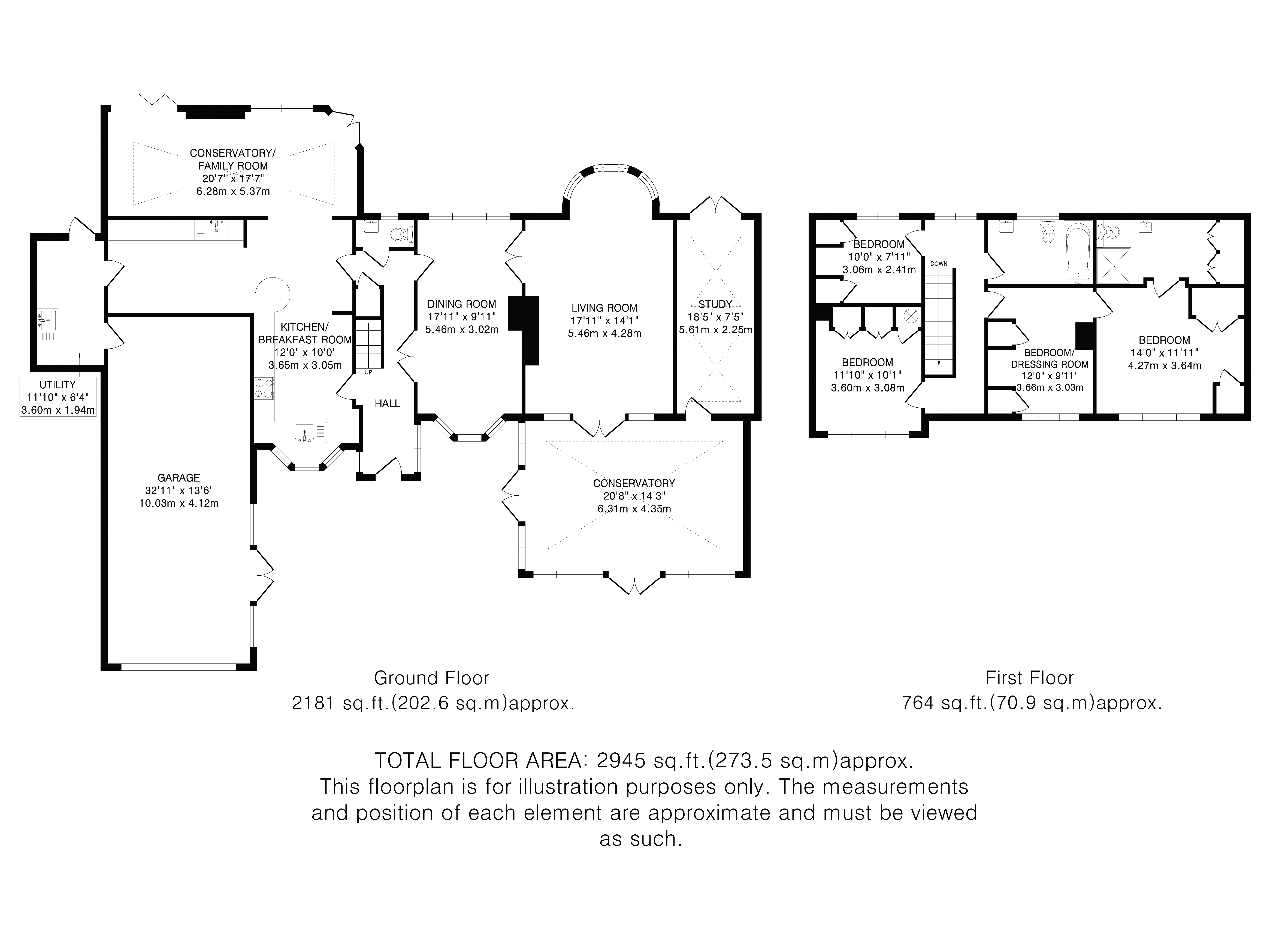 201, Whitehill Road, Hitchin floorplan