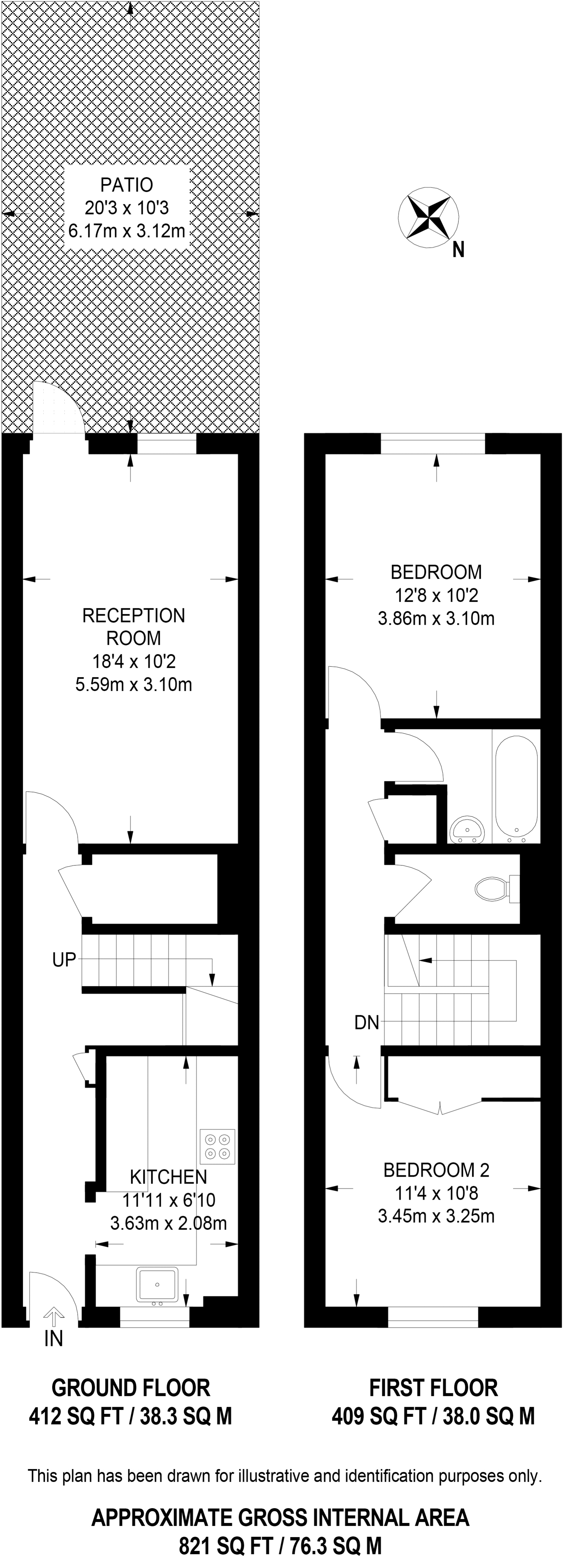 Evering Road, Stoke Newington, London, N16 floorplan