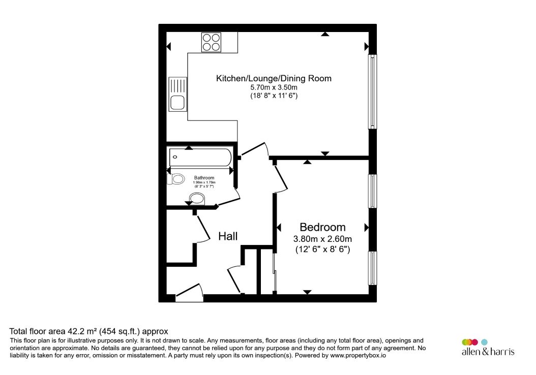 147, Beaufort Square, Cardiff floorplan
