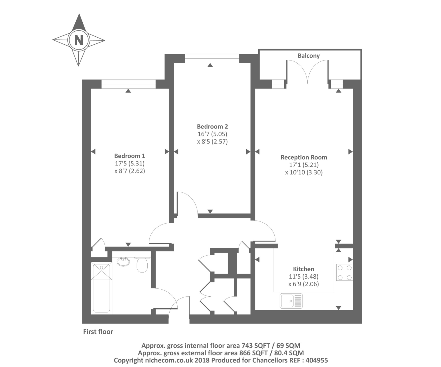 2 Bedrooms Flat for sale in Central Location, Reading RG1