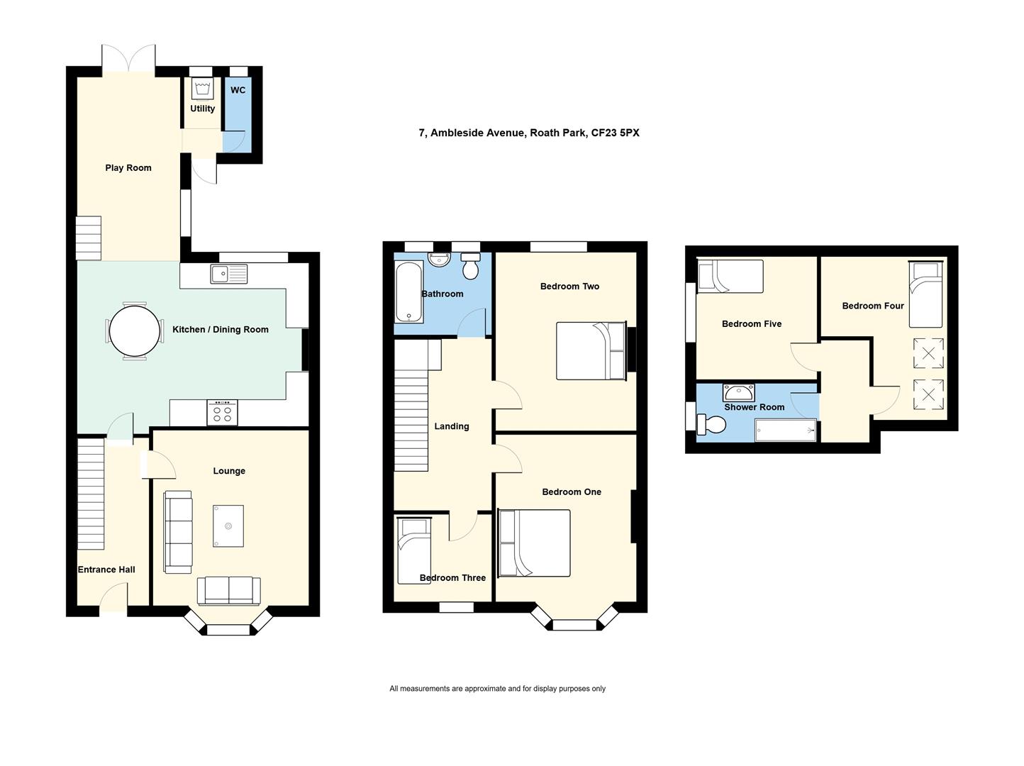 7, Ambleside Avenue, Cardiff floorplan