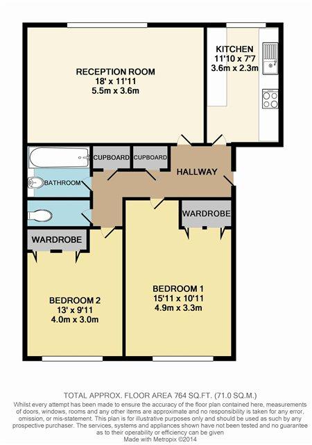 17, Reddington Close, Sanderstead floorplan