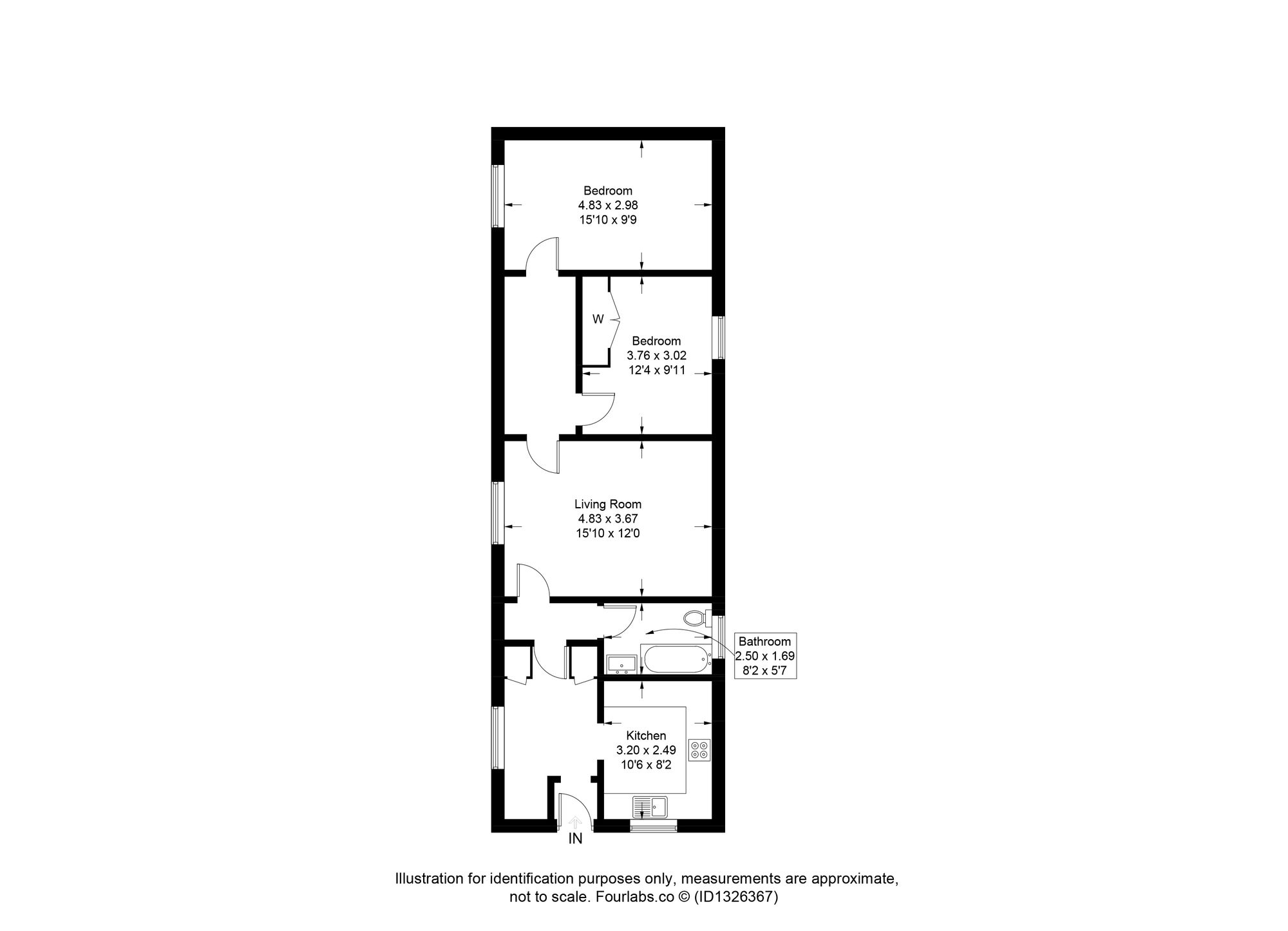 2, Lilybank Street, Friockheim, DD11 floorplan