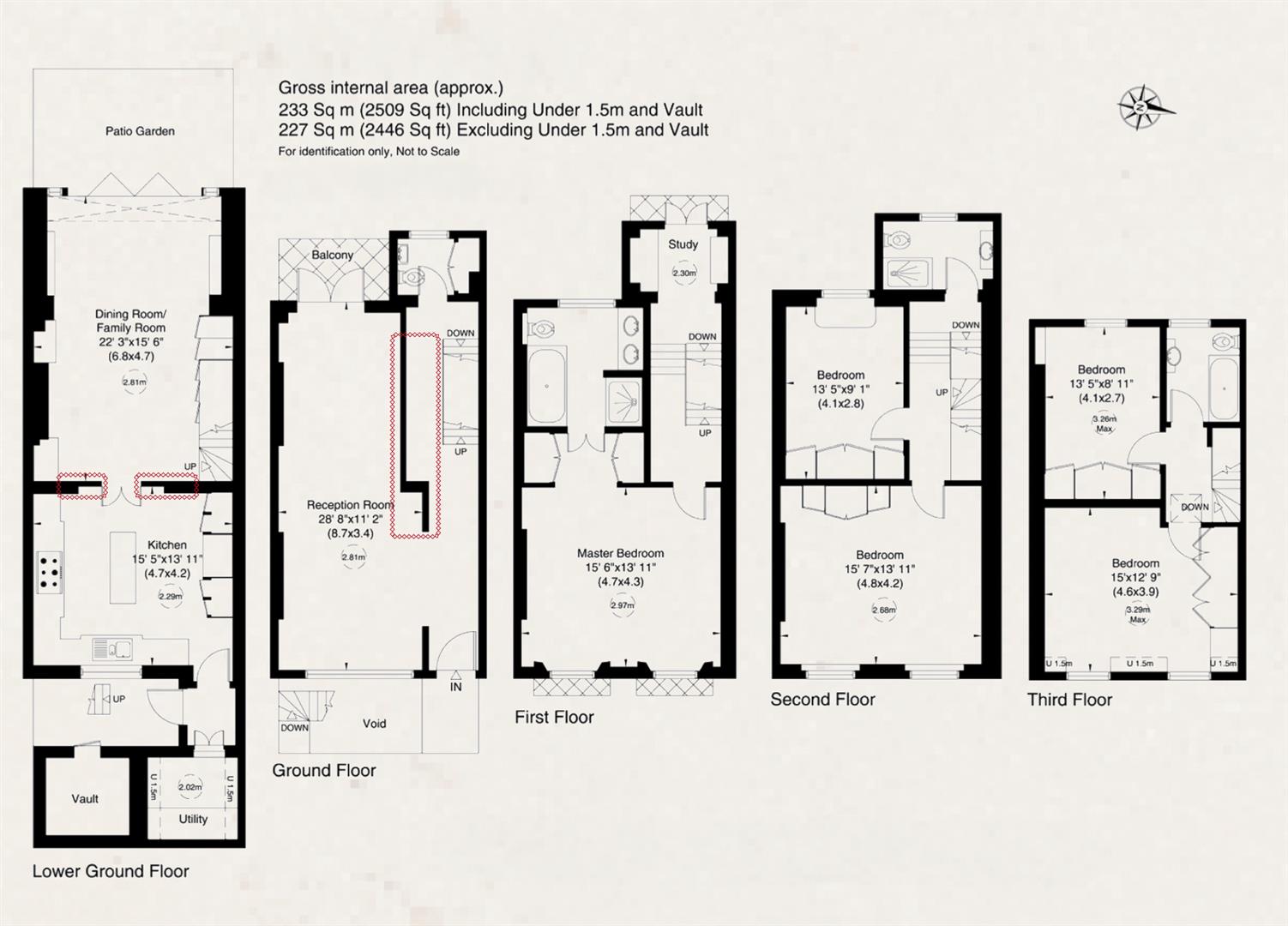 27, Trevor Place, London floorplan