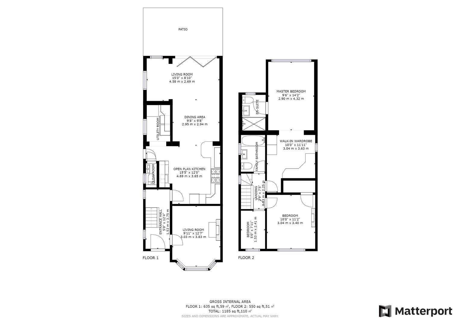 61, Meadow Road, Loughton floorplan