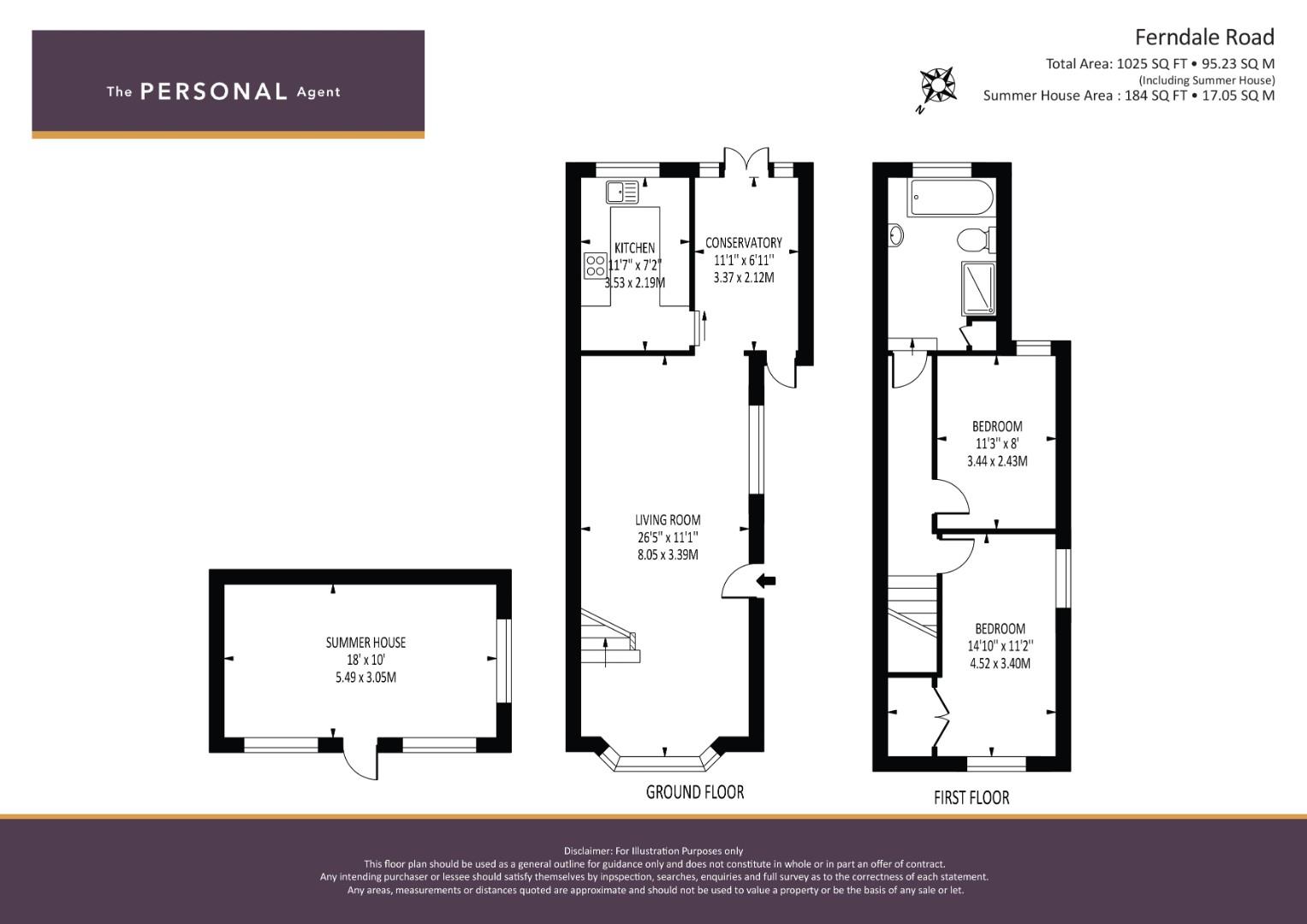 16, Ferndale Road, Banstead floorplan