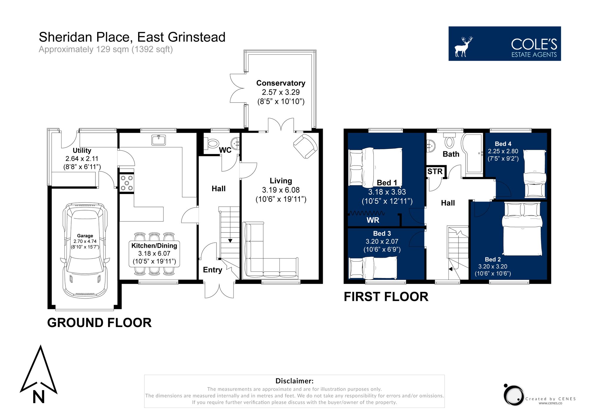 10 Sheridan Place, East Grinstead floorplan