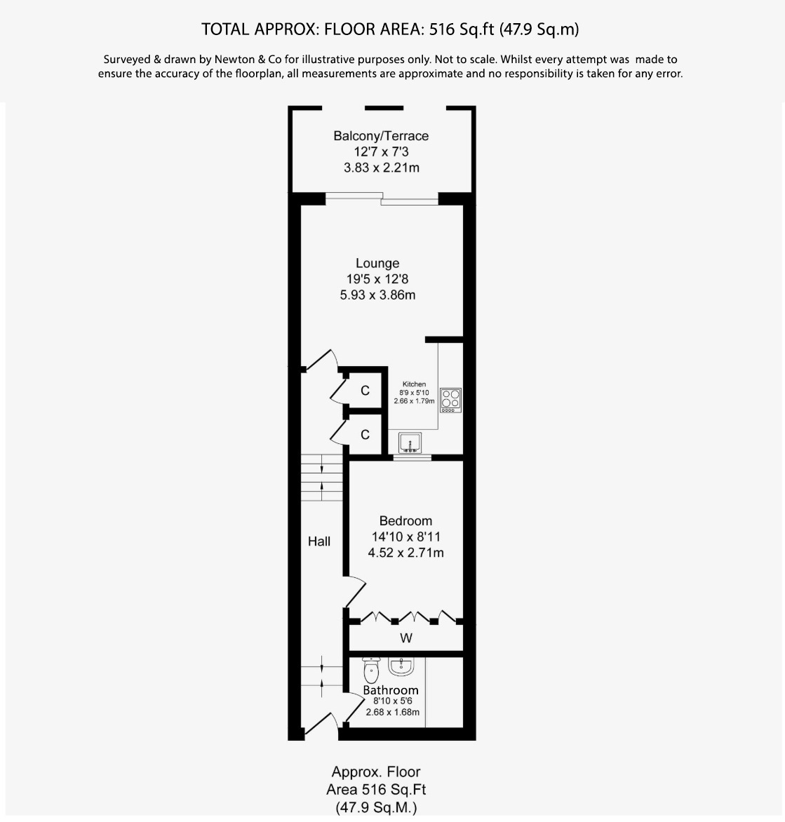 Apartment 527, Holden Mill, Bolton floorplan