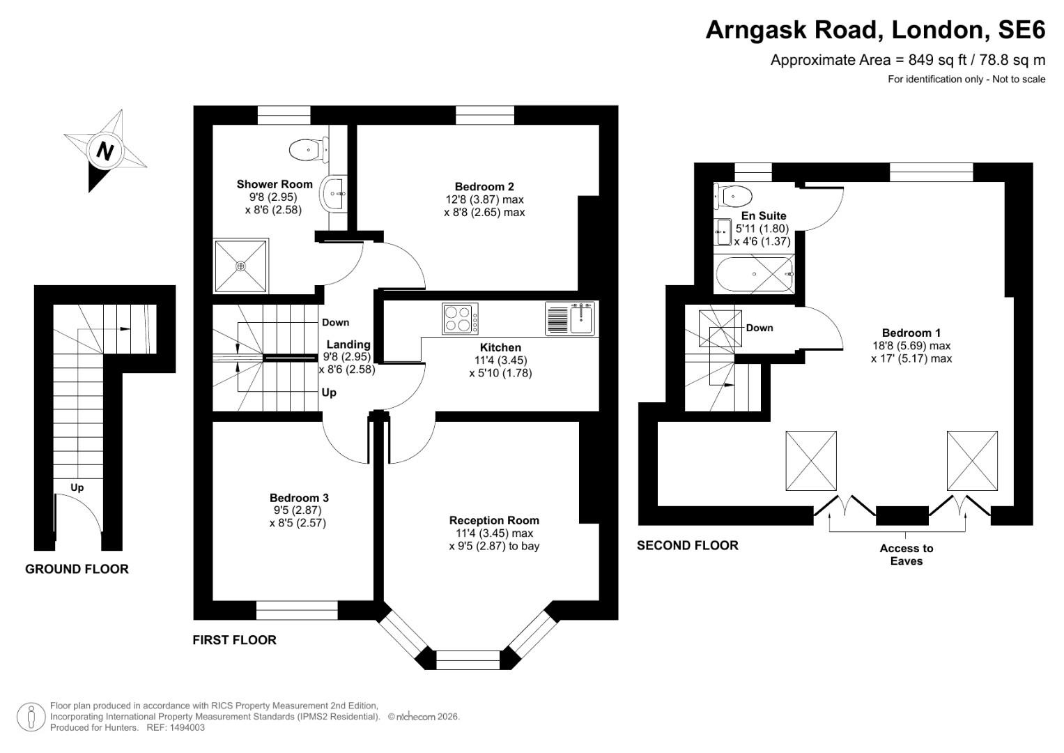 34B, Arngask Road, London floorplan