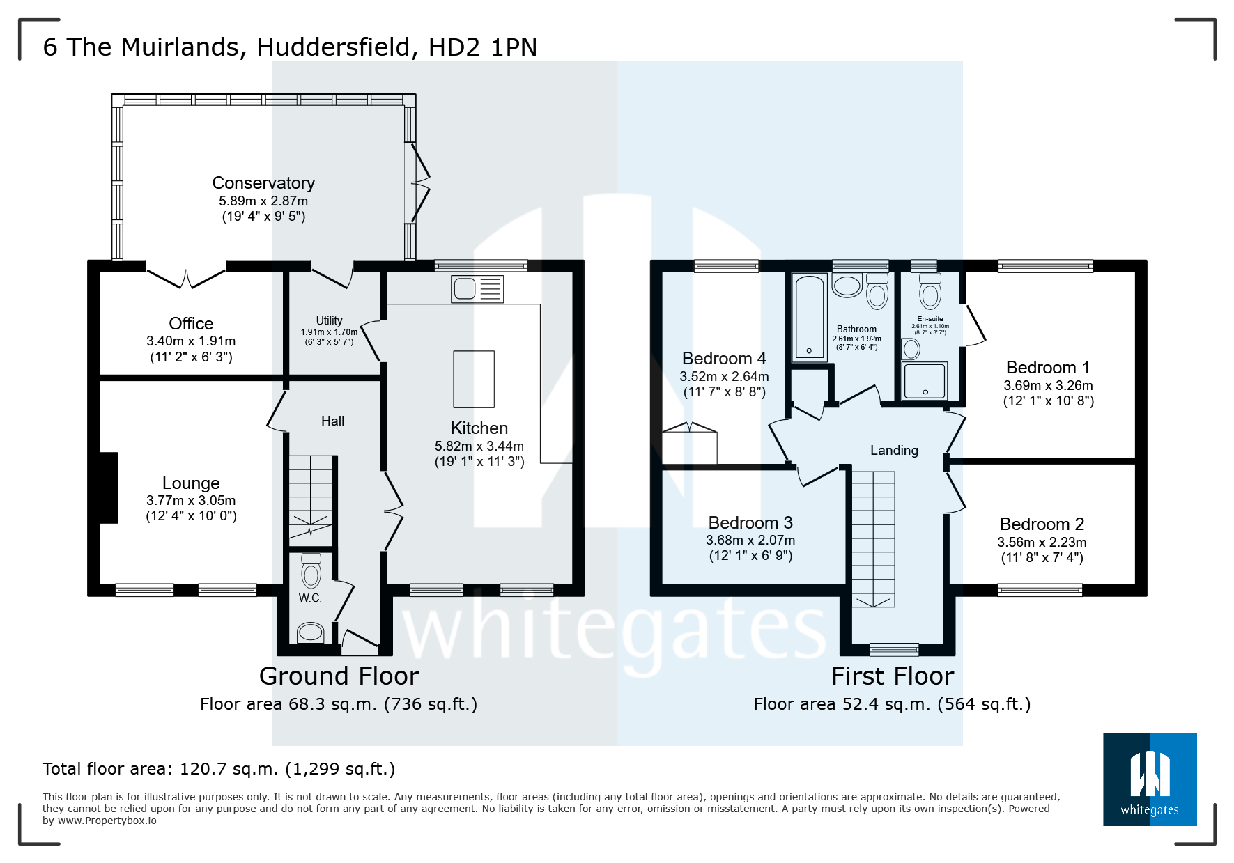 6, The Muirlands, Huddersfield floorplan