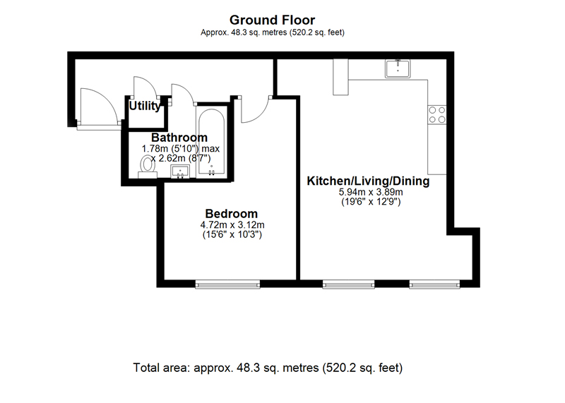 1 Bedrooms Flat for sale in Park Road, Bushey, Hertfordshire WD23