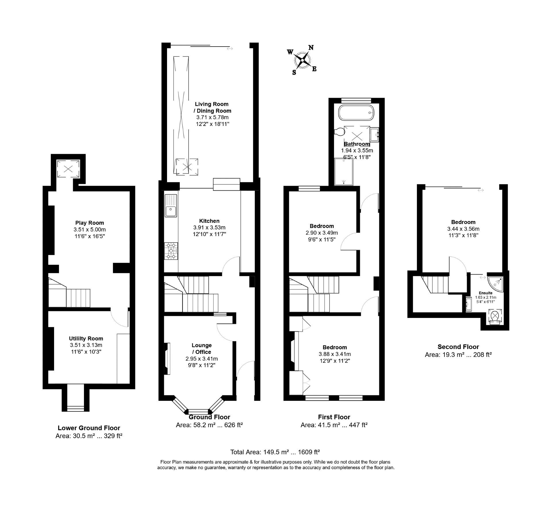 19, Alston Road, Barnet floorplan
