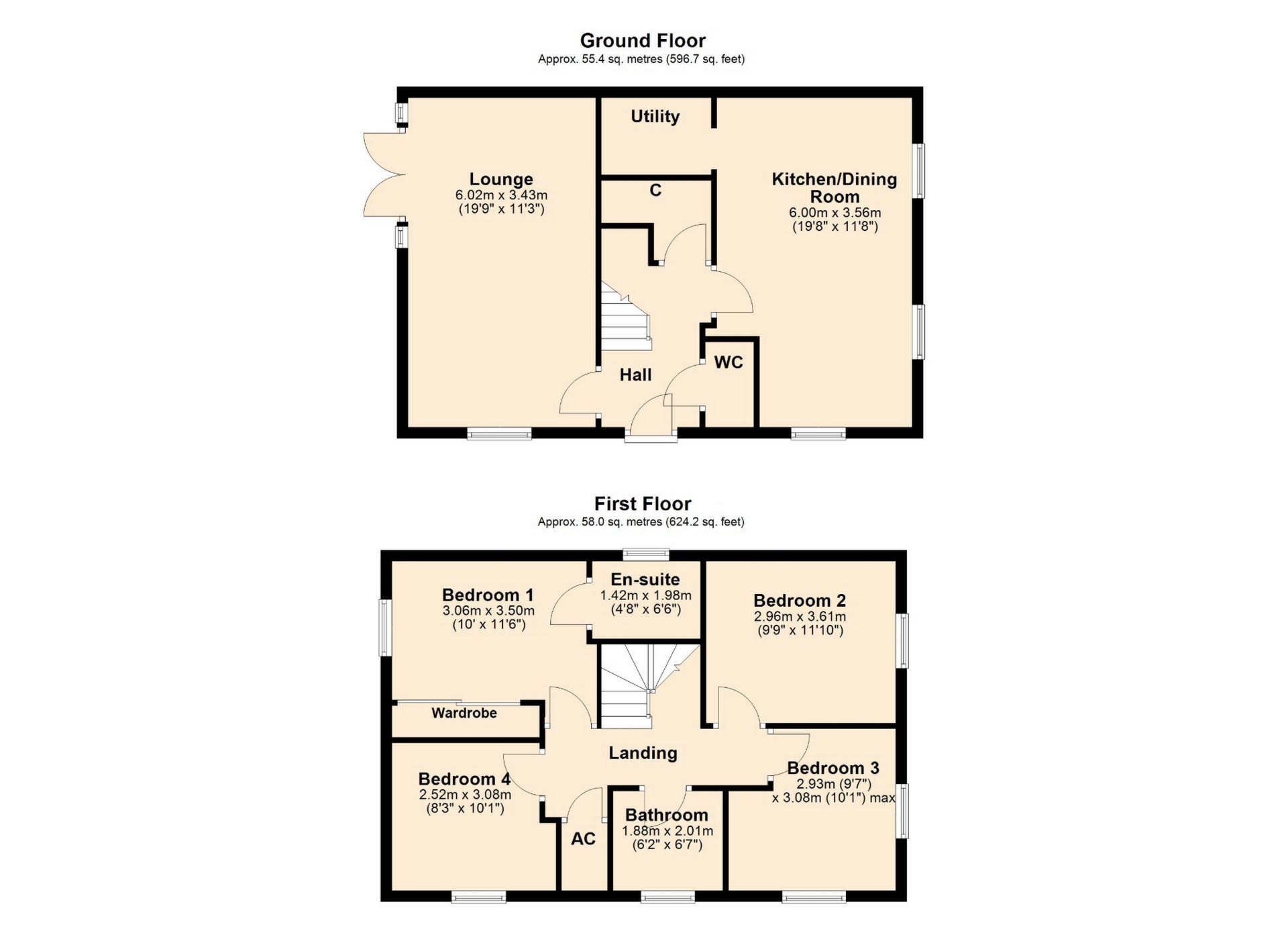 94, Damselfly Road, Northampton floorplan