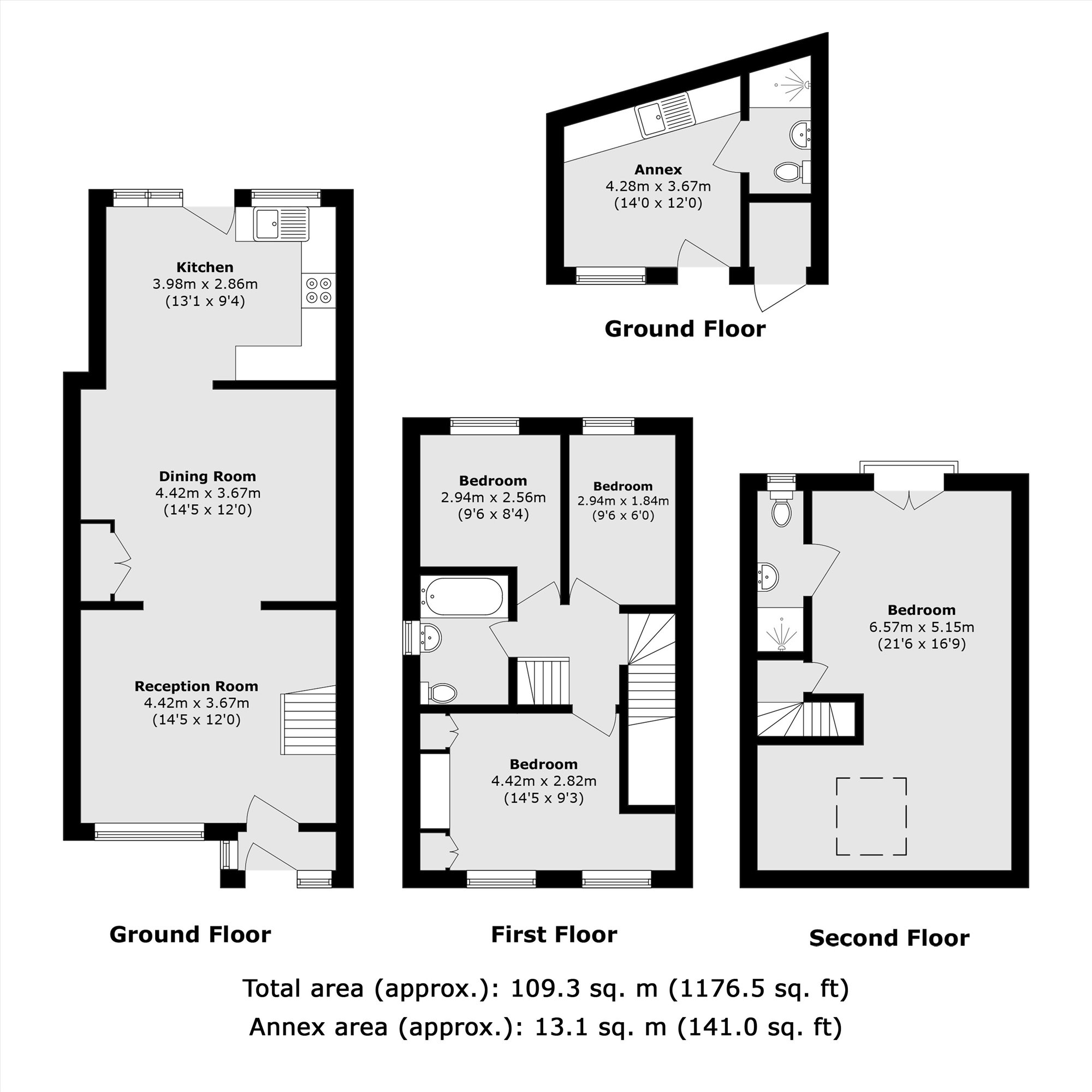 177, Woodseer Street, London floorplan