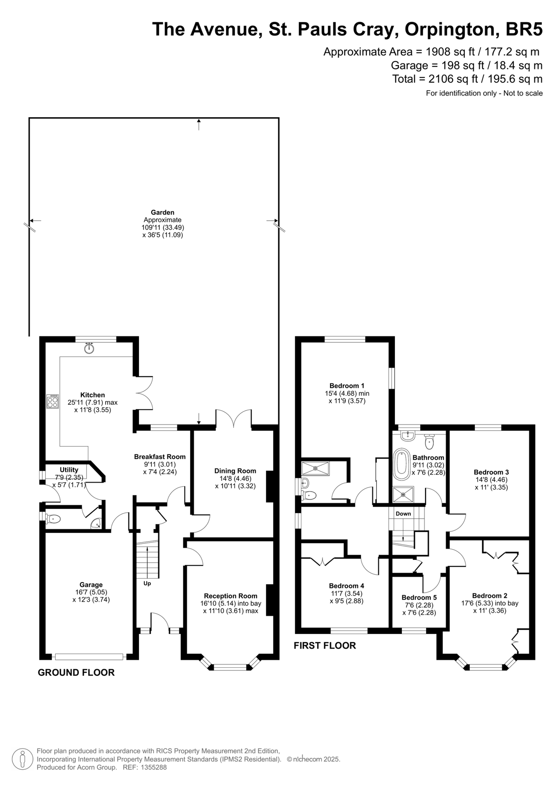 52, The Avenue, Orpington floorplan