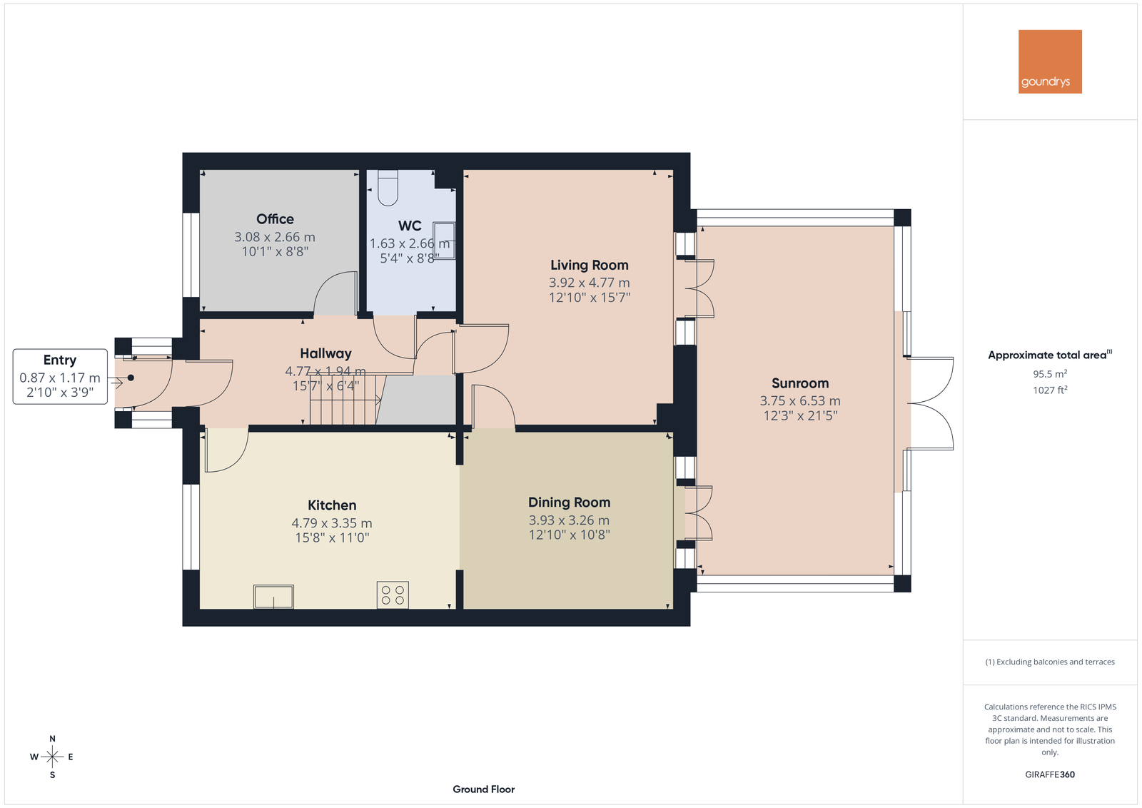 5, Park Kres, Cornwall floorplan
