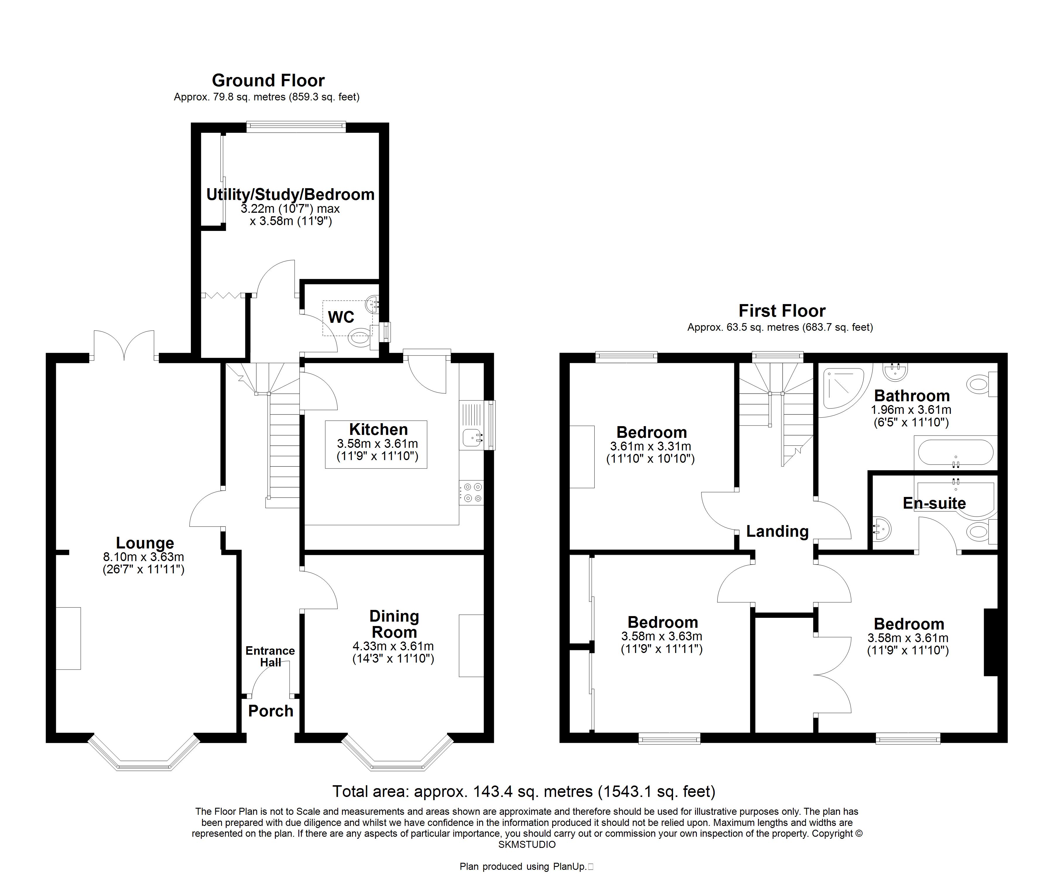 79 Crescent Road, Barnet floorplan
