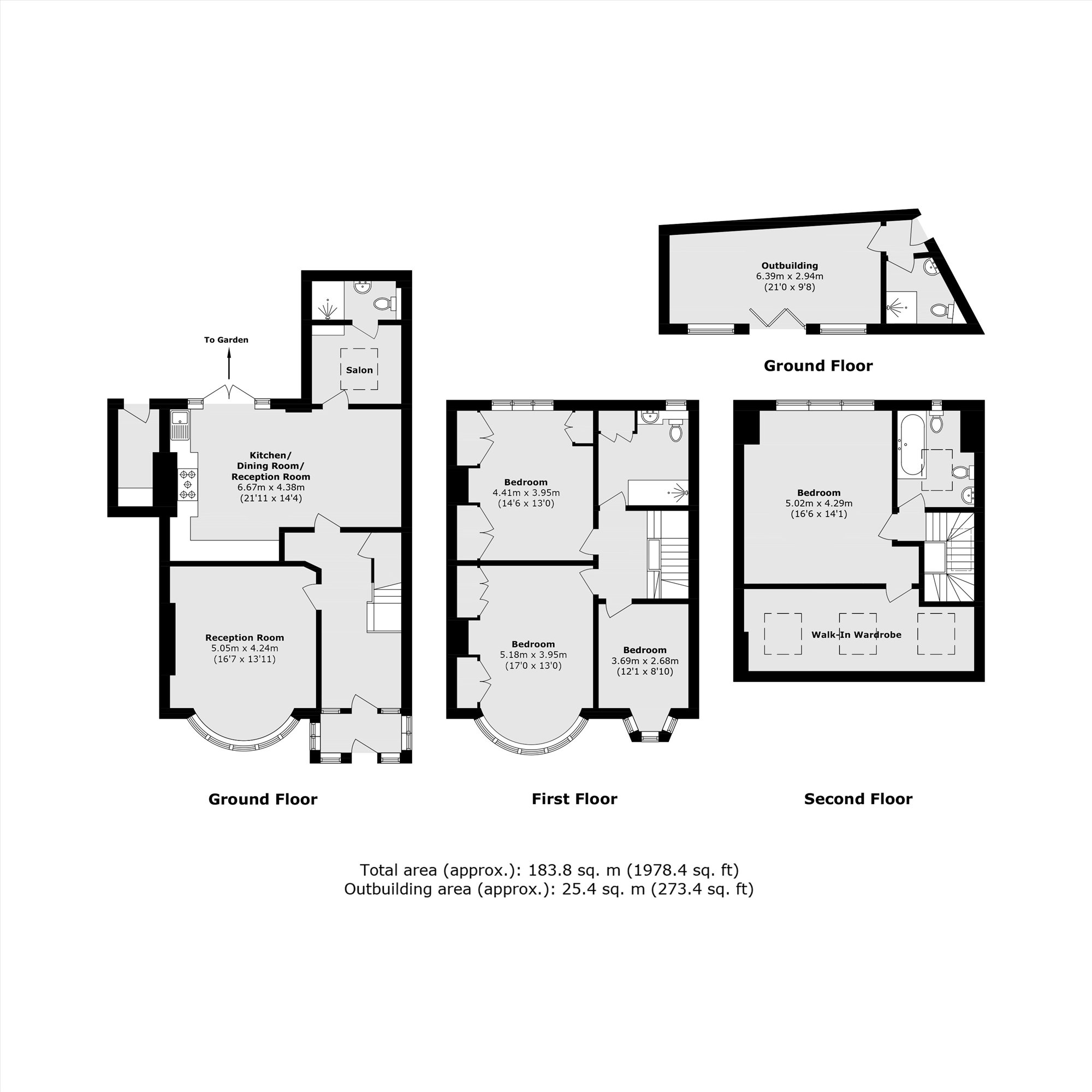 21, Chepstow Road, London floorplan