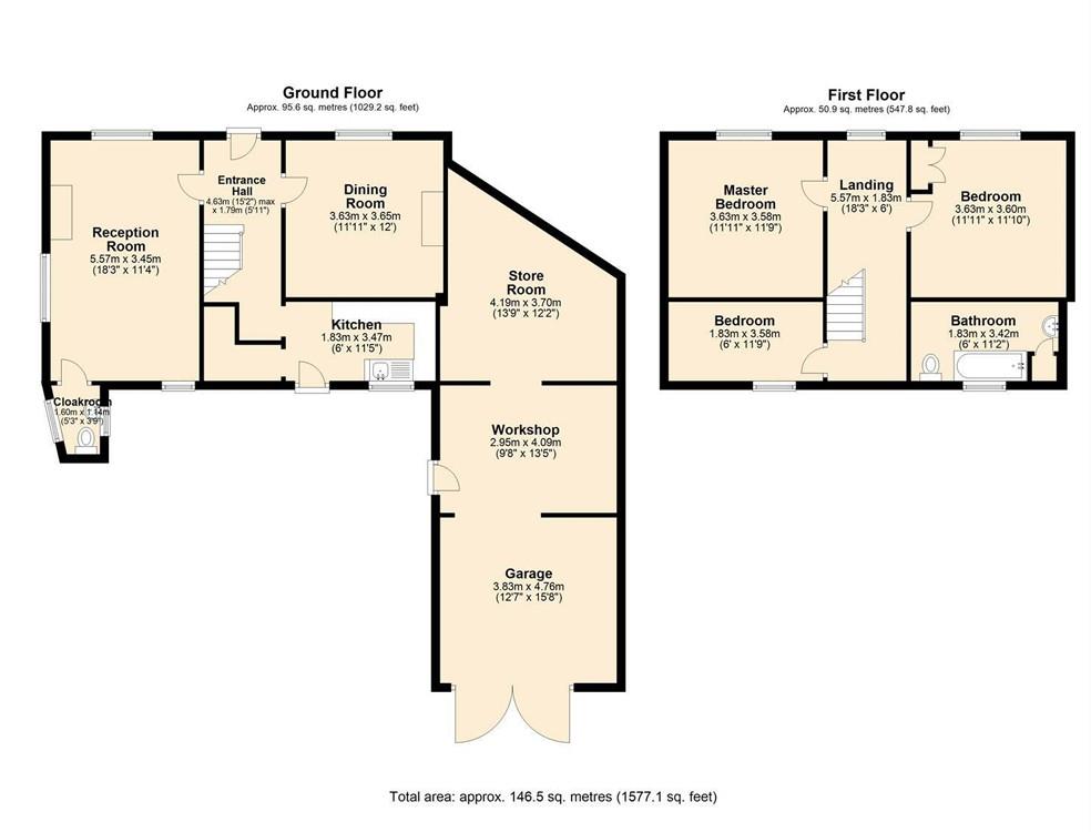 Ivy Dene, Market Place, Hartington, Buxton floorplan