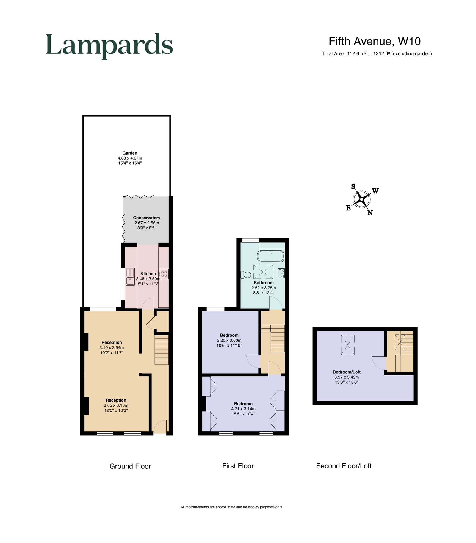 73, Fifth Avenue, London floorplan
