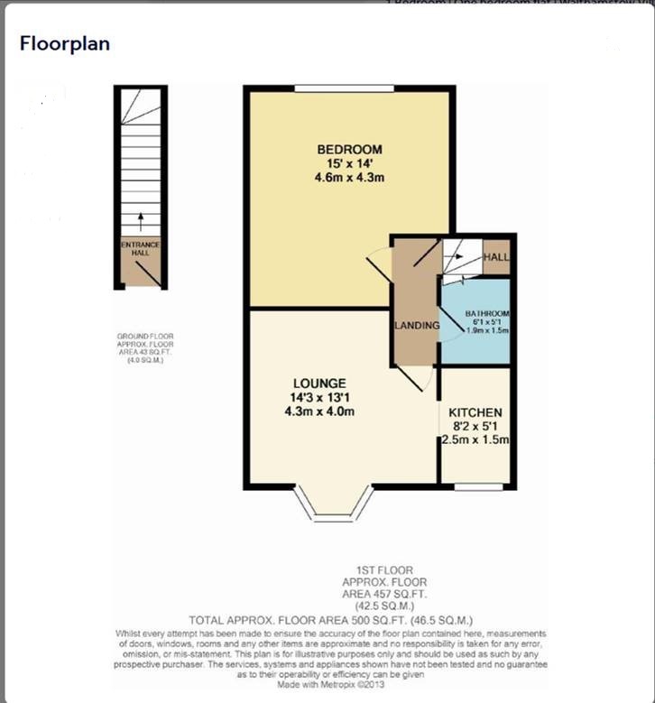 9c, St. Mary Road, London floorplan