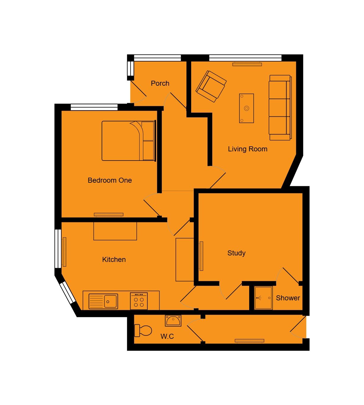 87 Bethcar Street, Ebbw Vale floorplan