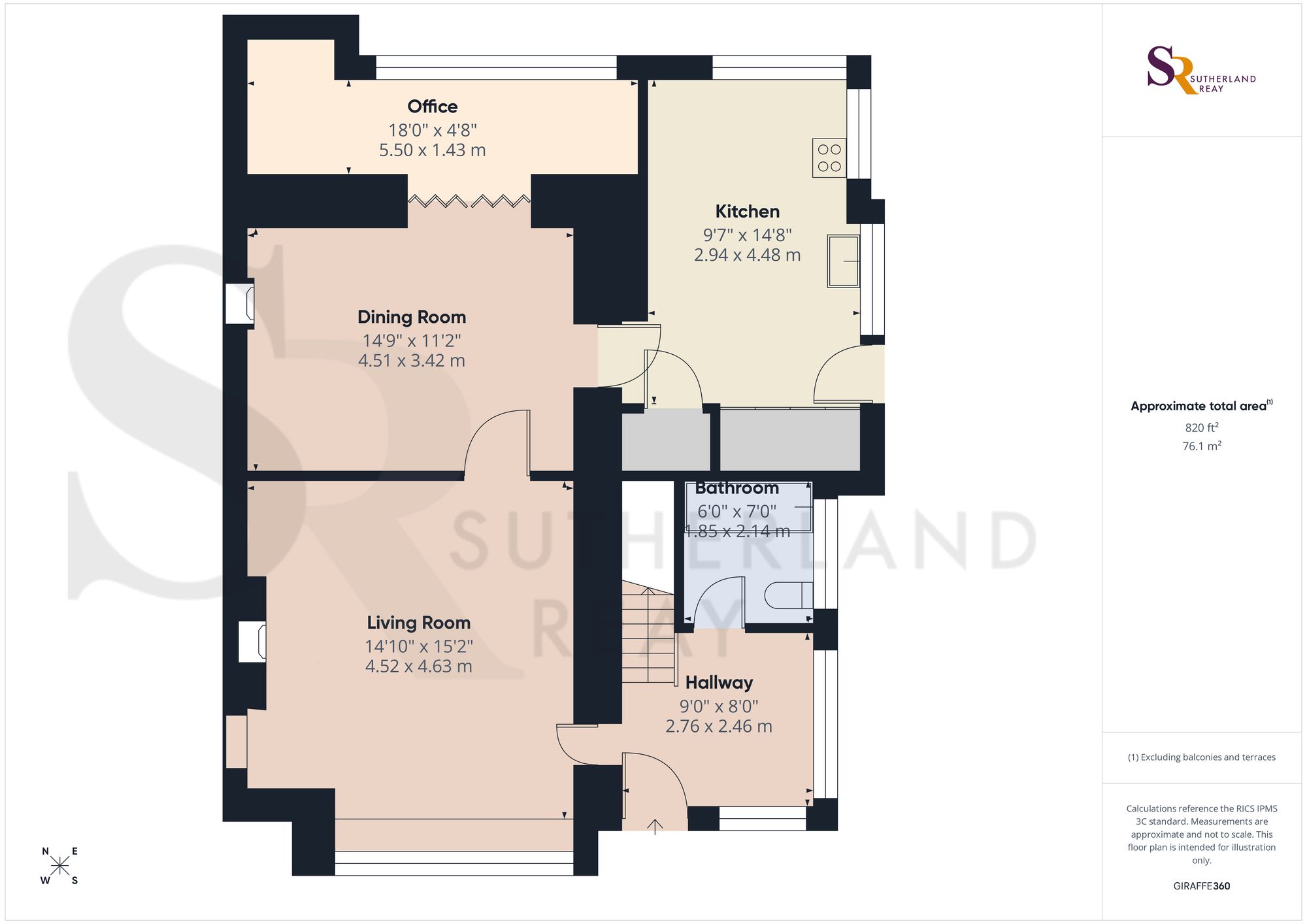Rose Cottage Brookbottom, High Peak floorplan