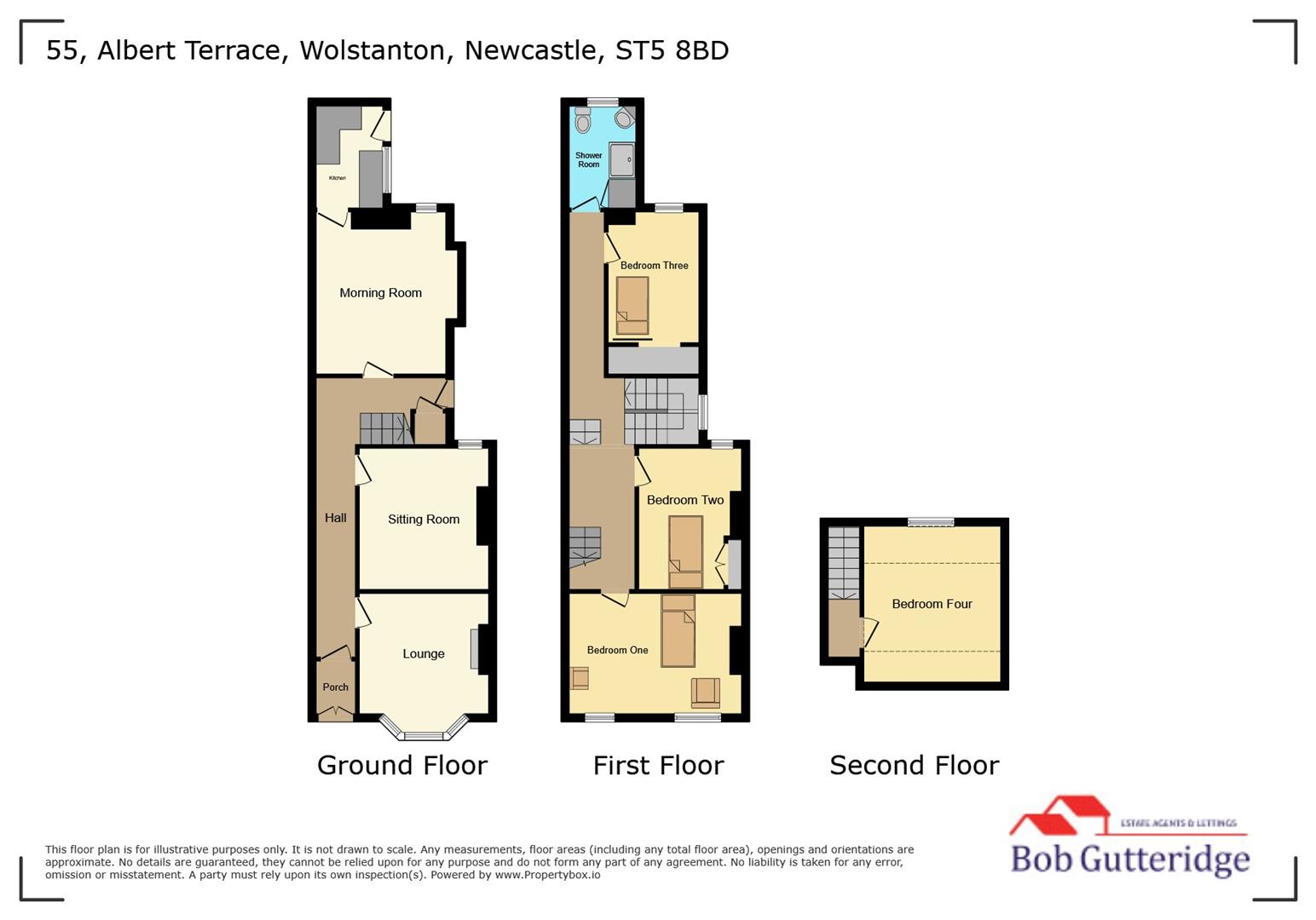 55, Albert Terrace,, Newcastle floorplan