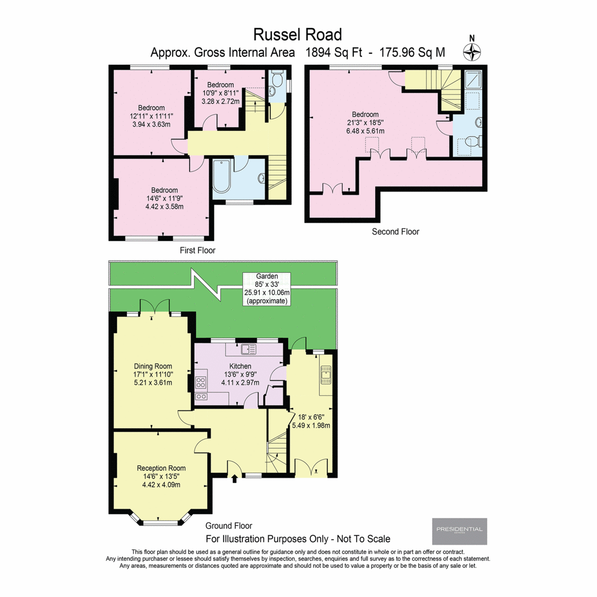 Russell Road, Buckhurst Hill IG9, 4 bedroom semidetached house for
