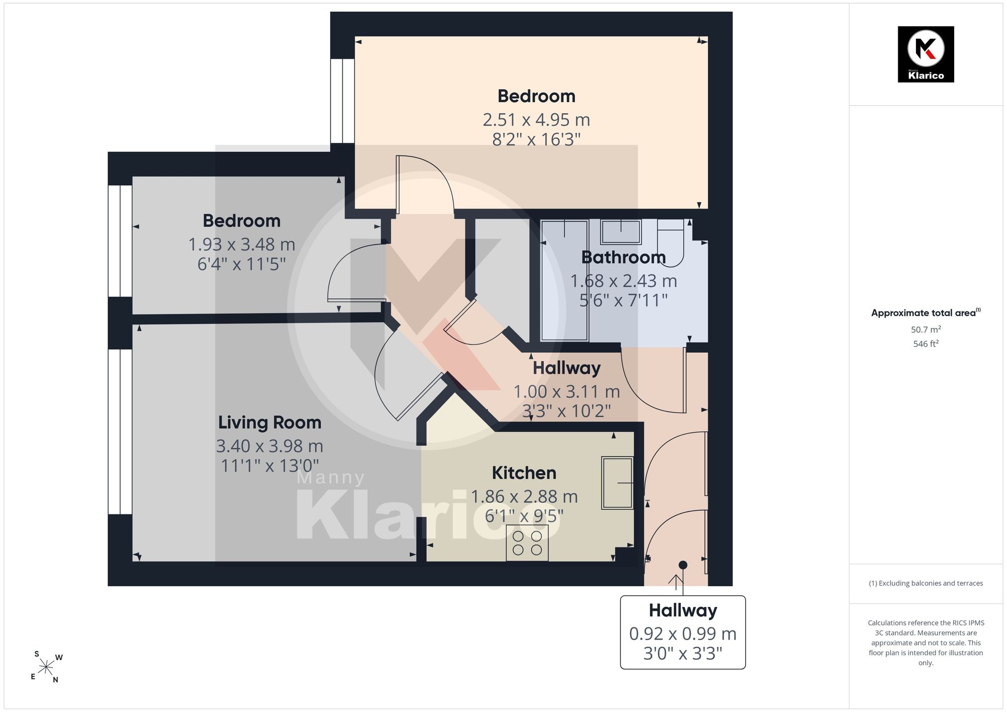 Flat 9, Jubilee Court, Birmingham floorplan