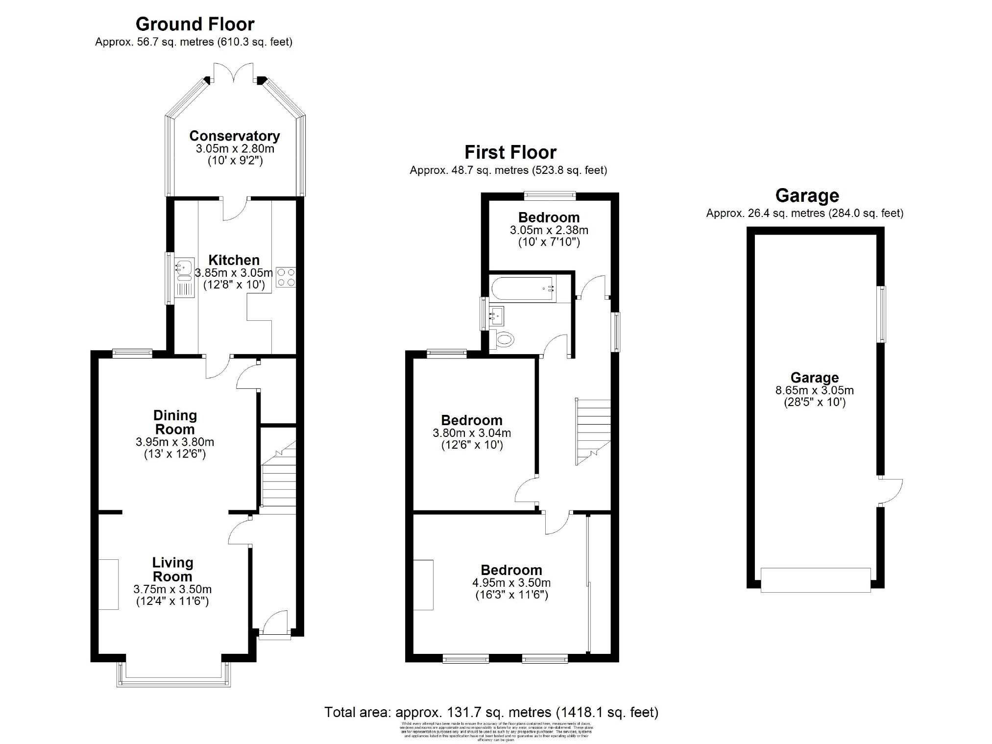 3 Bedrooms Detached house for sale in Feltham Hill Road, Ashford, Middlesex TW15