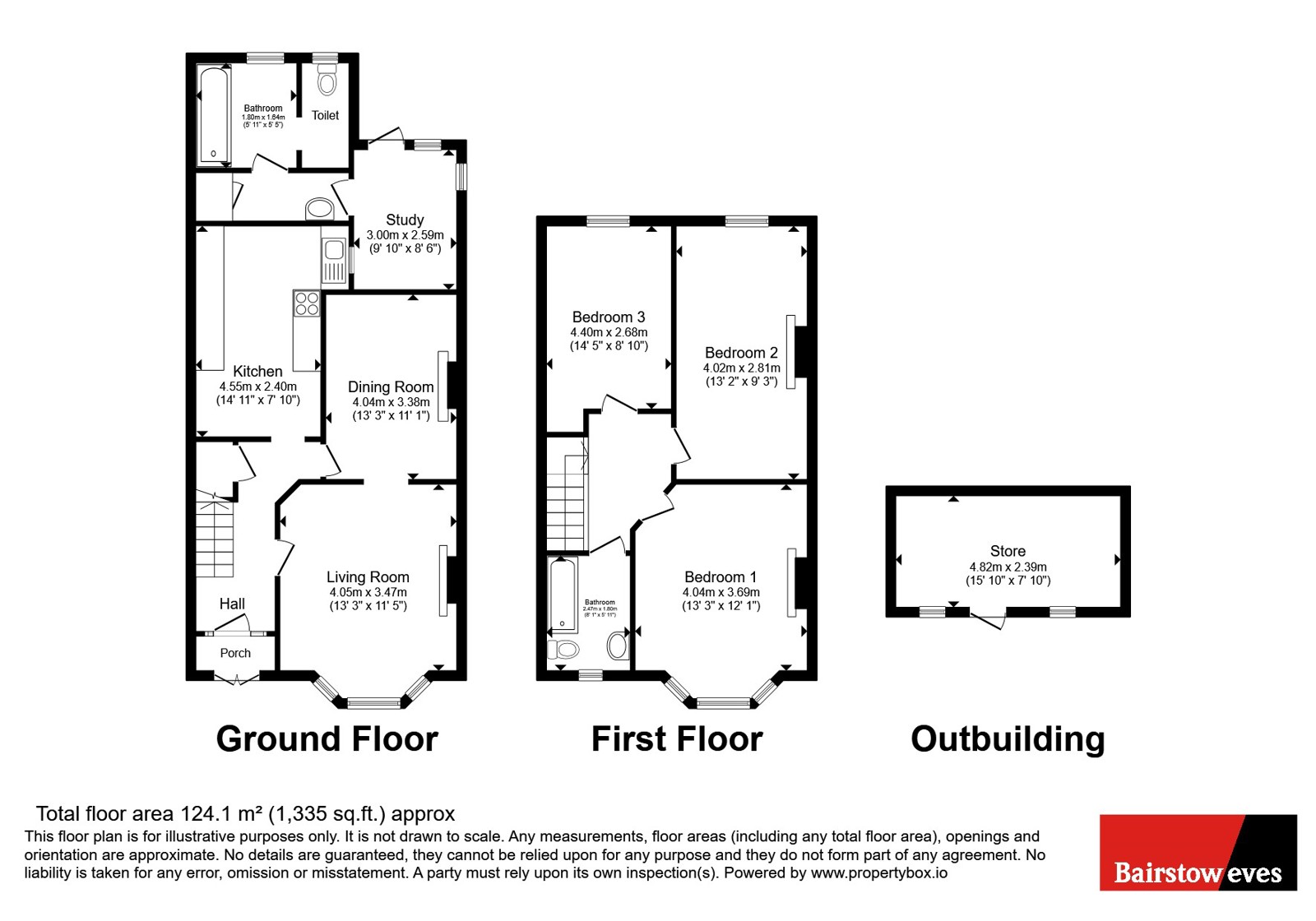 23, Natal Road, London floorplan