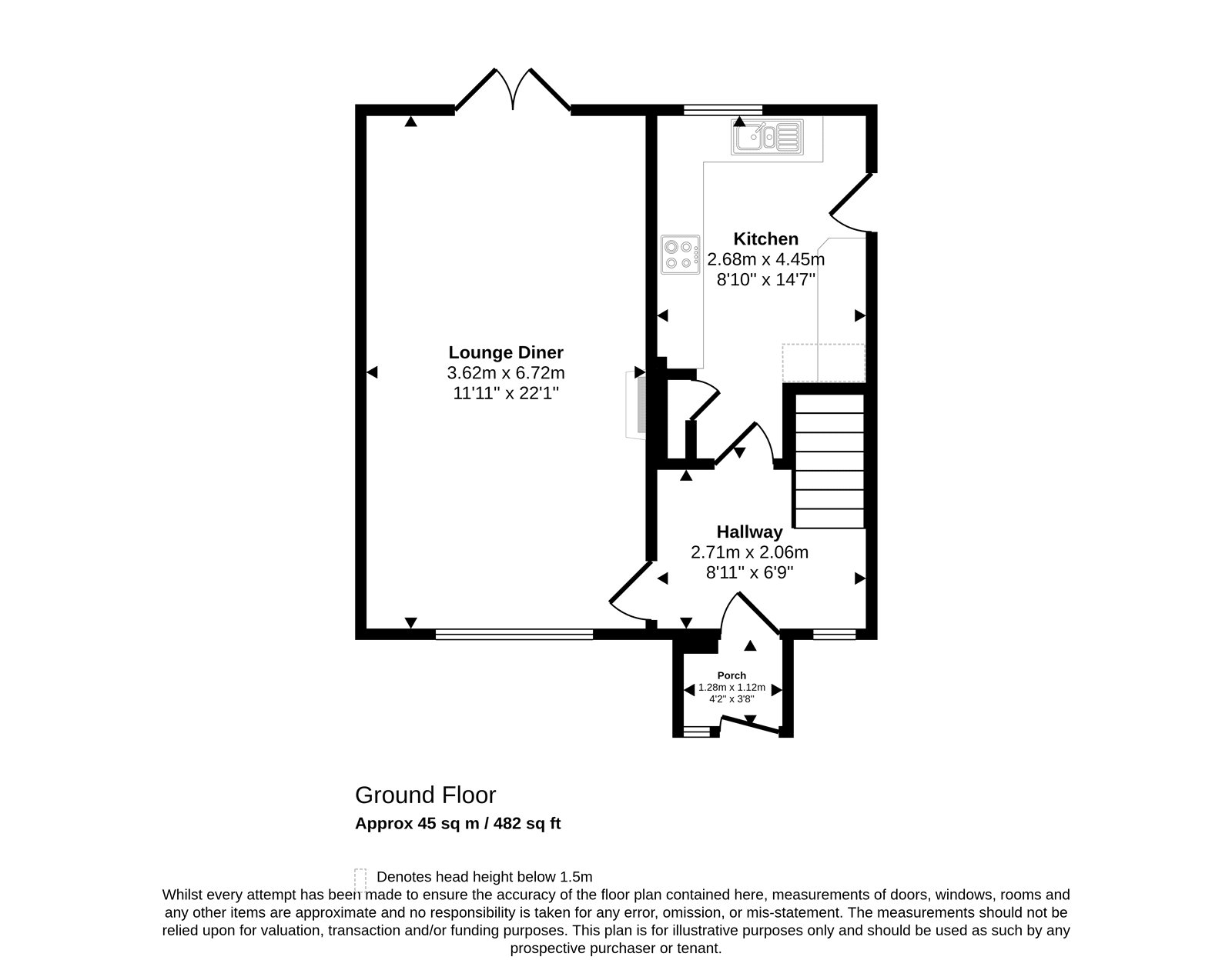 102, Park Avenue, Durham floorplan
