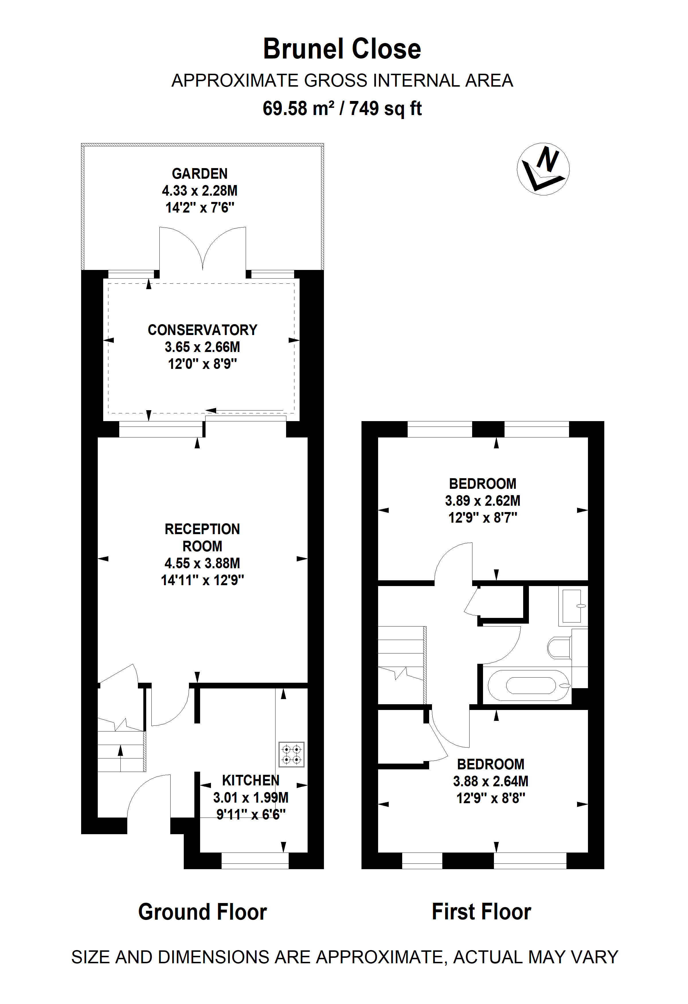 5, Brunel Close, London floorplan