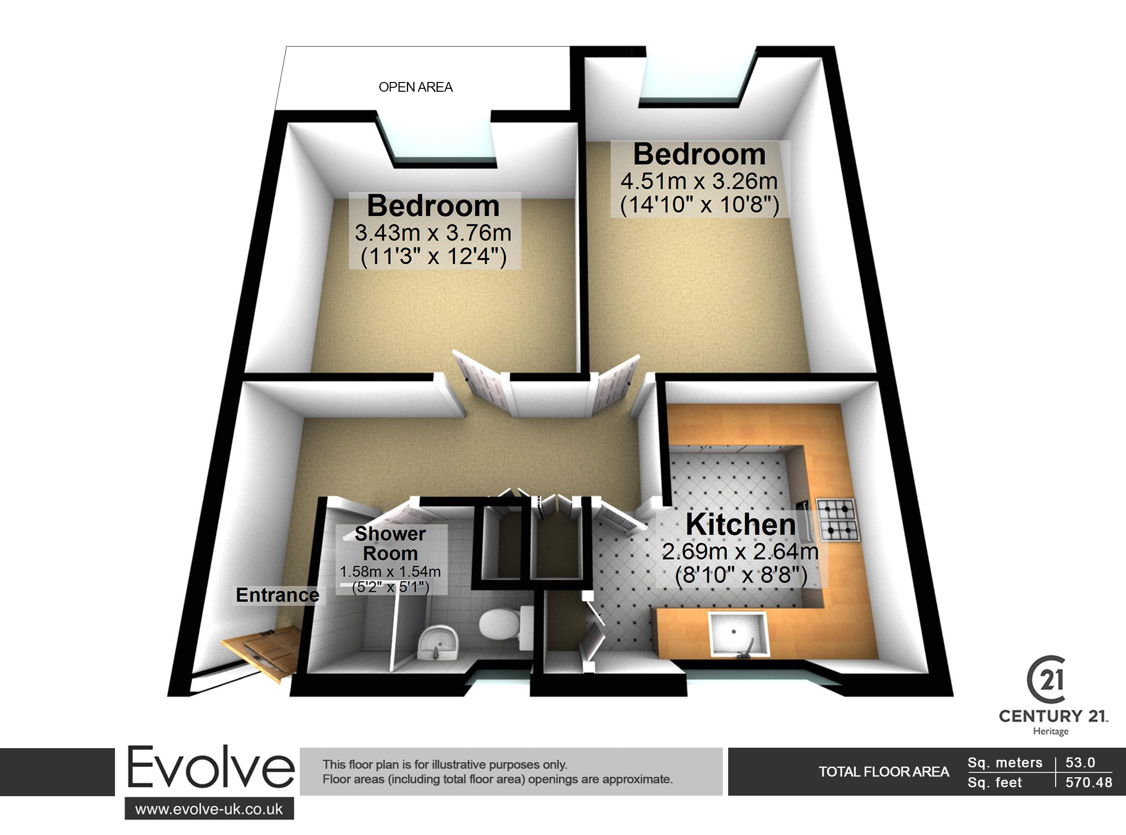 13, Barking floorplan